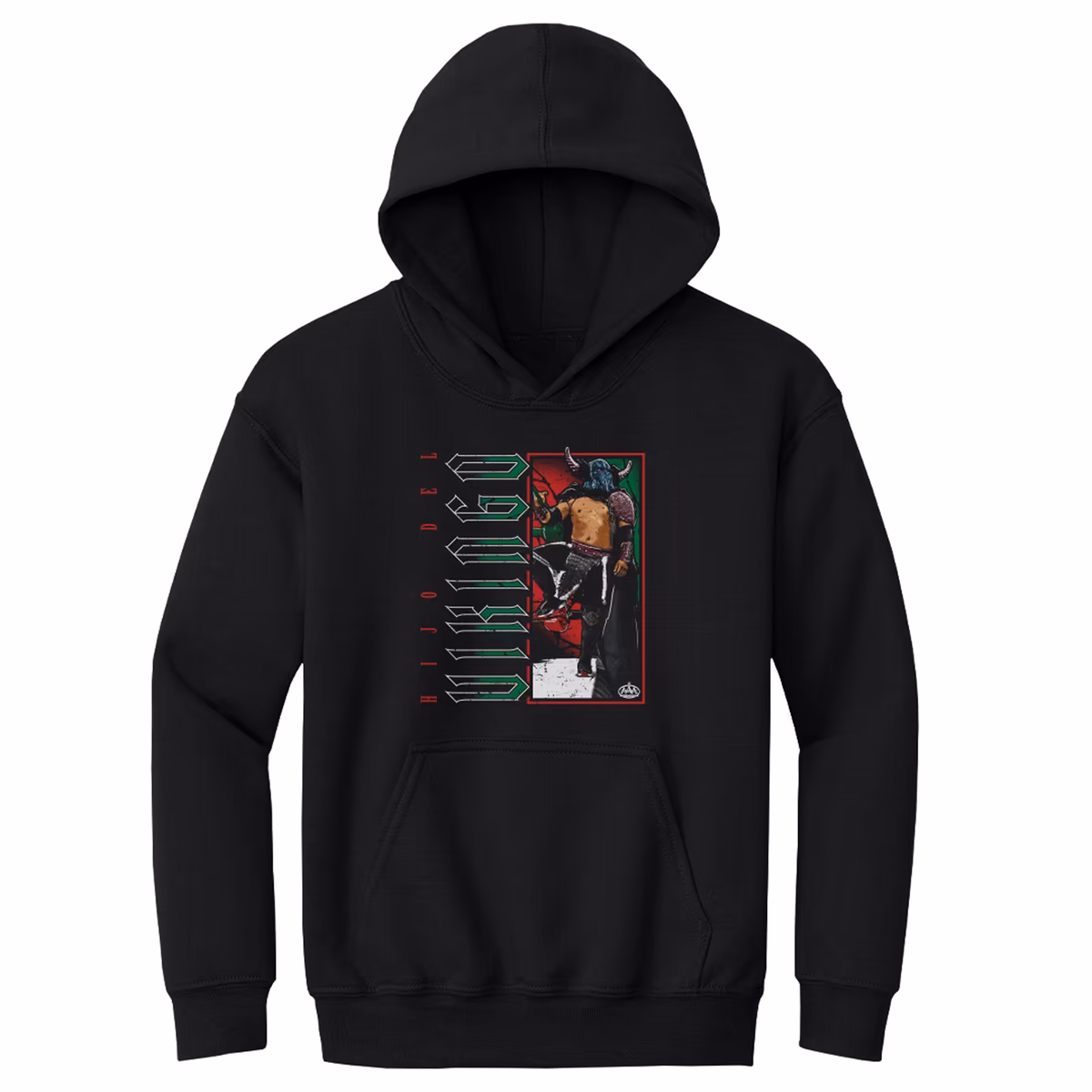 Youth 500 Level Black Hijo Del Vikingo Vertical Hoodie
