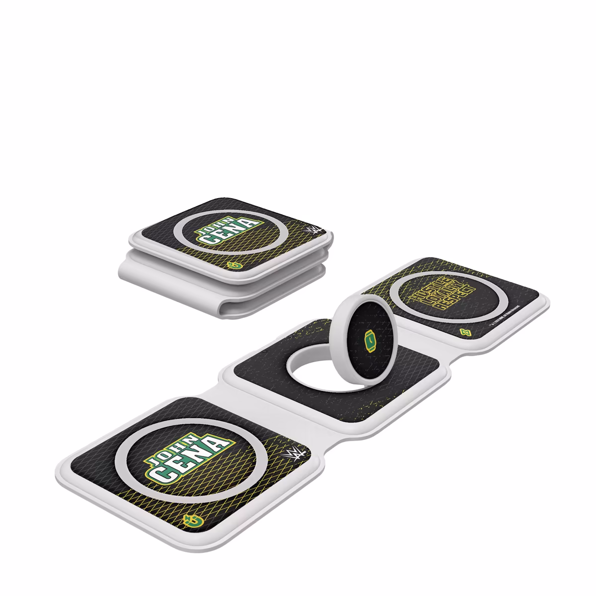 Keyscaper White John Cena 3-in-1 Foldable Charger 1 Keyscaper White John Cena 3-in-1 Foldable Charger