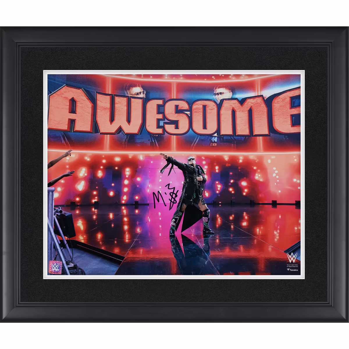 The Miz WWE Autographed Framed 16" x 20" Entrance Photograph