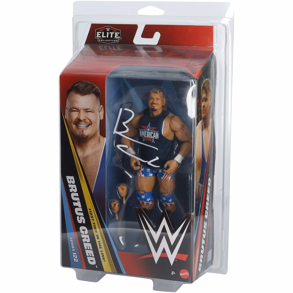 Brutus Creed WWE Autographed Mattel Elite Collection Series 122 Action Figure - First Time In The Line 5 Brutus Creed WWE Autographed Mattel Elite Collection Series 122 Action Figure - First Time In The Line