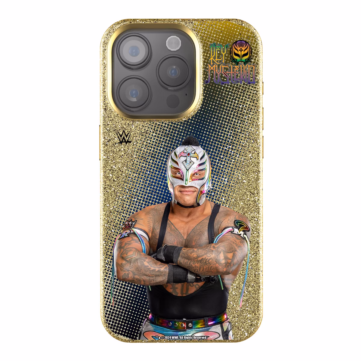 Keyscaper Rey Mysterio WWE Superstar iPhone Gold Bling Case 4 Keyscaper Rey Mysterio WWE Superstar iPhone Gold Bling Case
