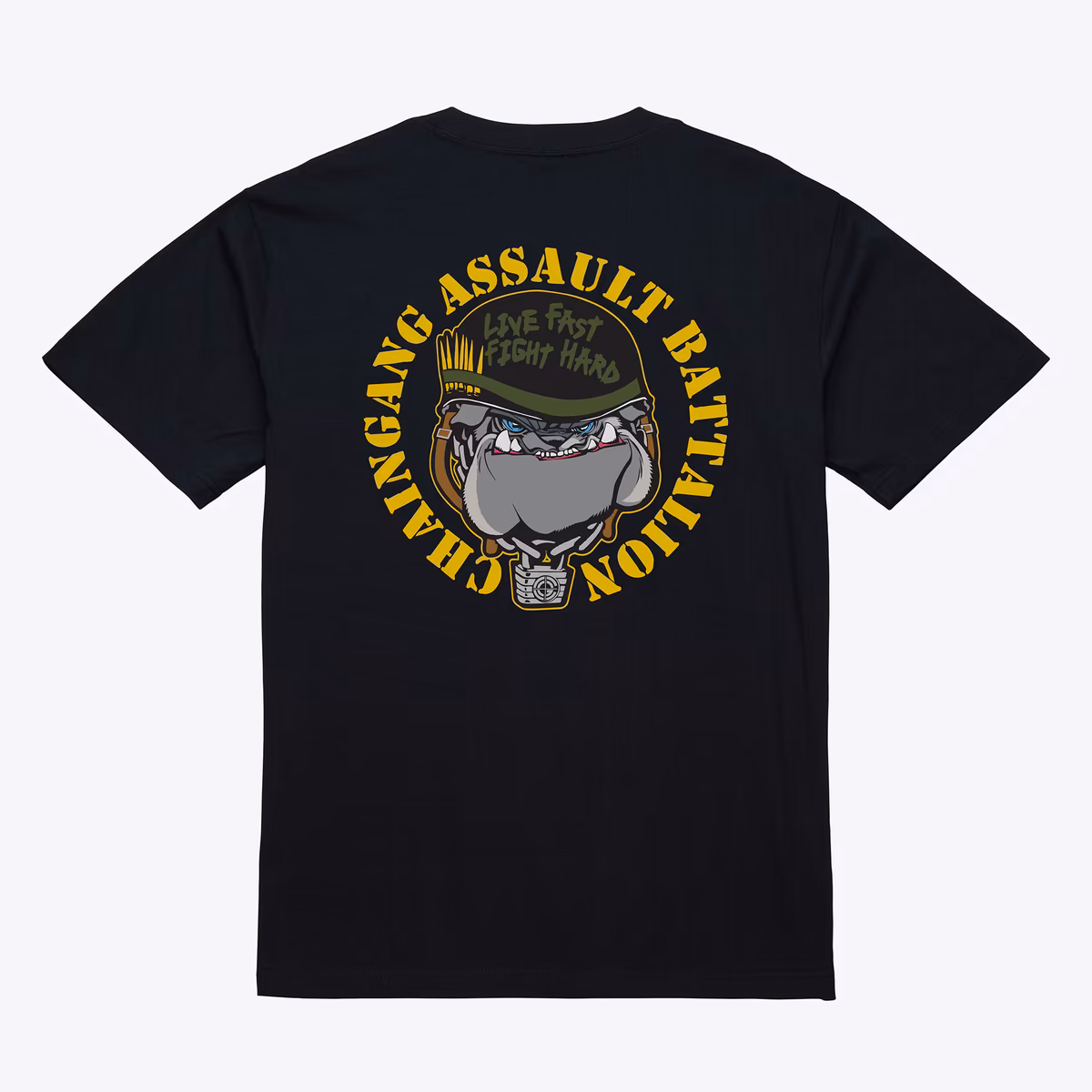Men's Mitchell & Ness Black John Cena Bulldog Cross Hair Classic T-Shirt 3 Men's Mitchell & Ness Black John Cena Bulldog Cross Hair Classic T-Shirt