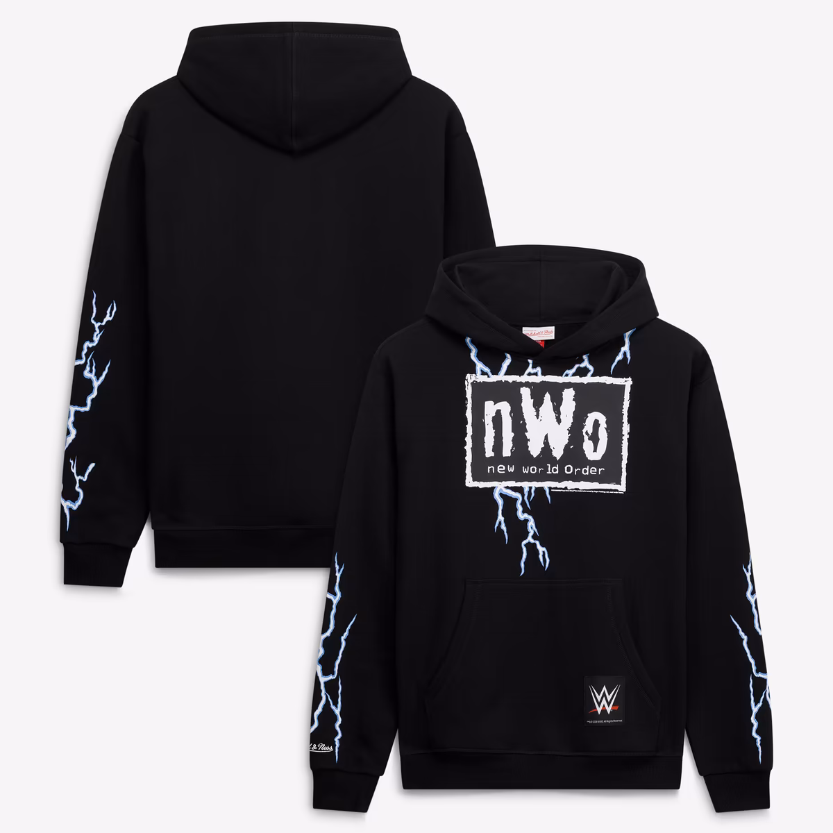 Men's Mitchell & Ness Black nWo Hoodie 2 Men's Mitchell & Ness Black nWo Hoodie