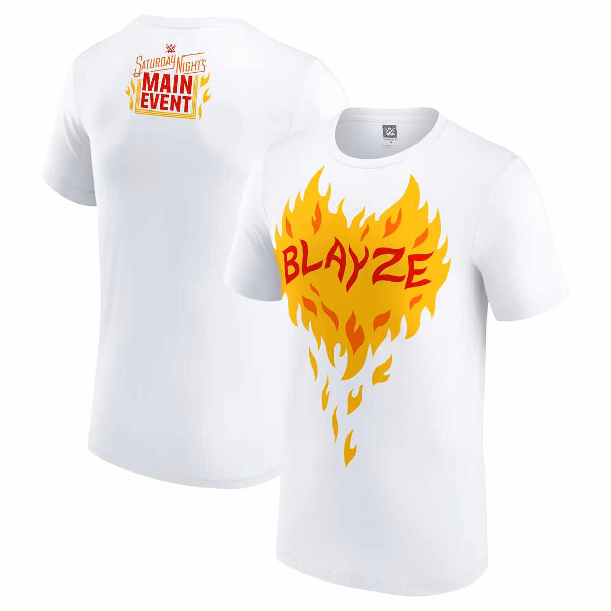 Men's White Alundra Blayze Saturday Night's Main Event T-Shirt