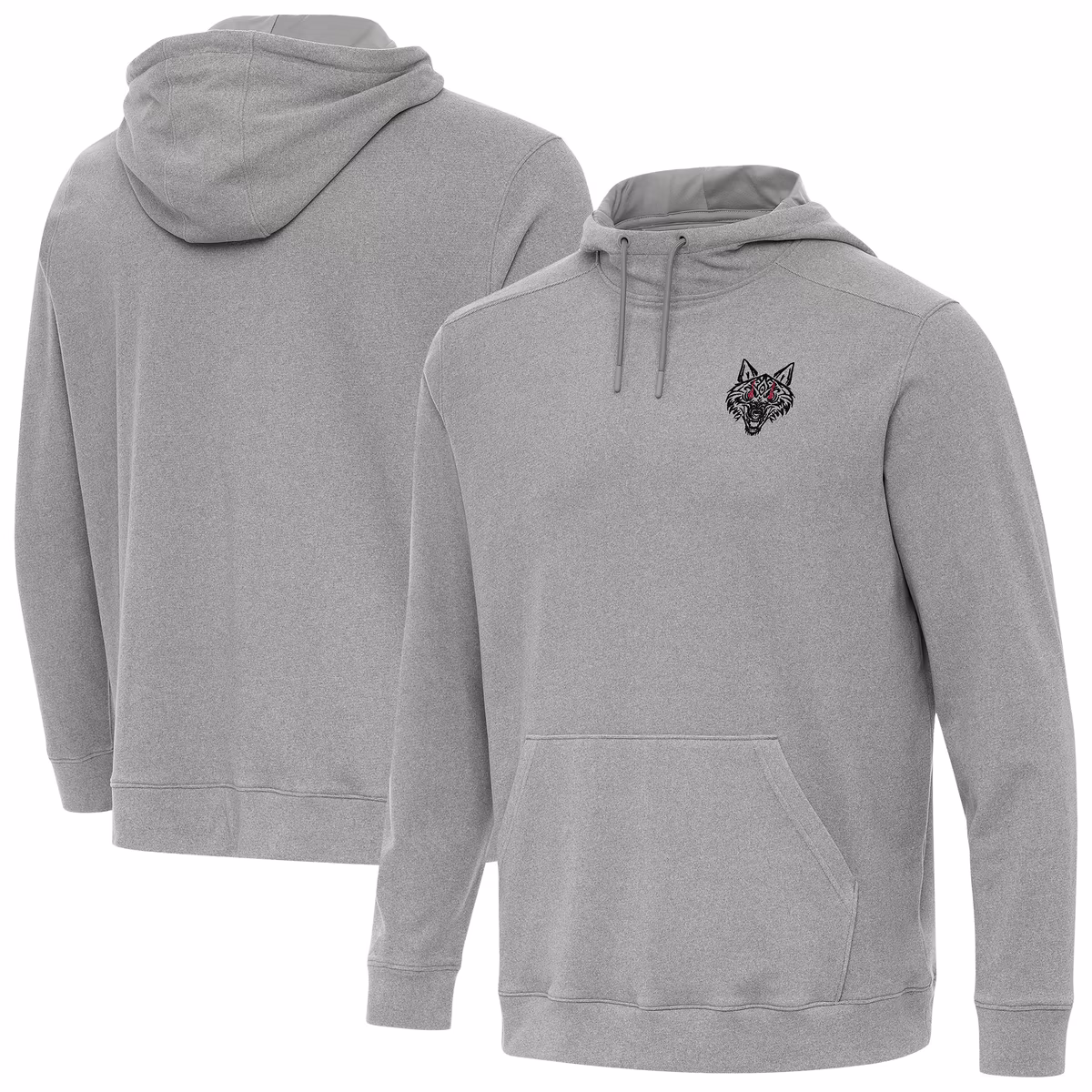 Men's Antigua Heather Gray Jacob Fatu Cloud Hoodie