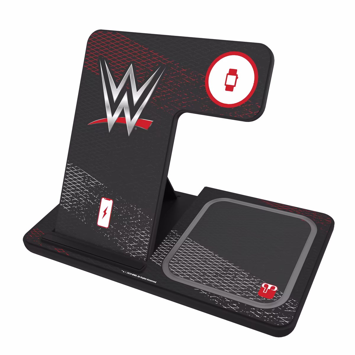 Keyscaper Black WWE 3-In-1 Charging Station