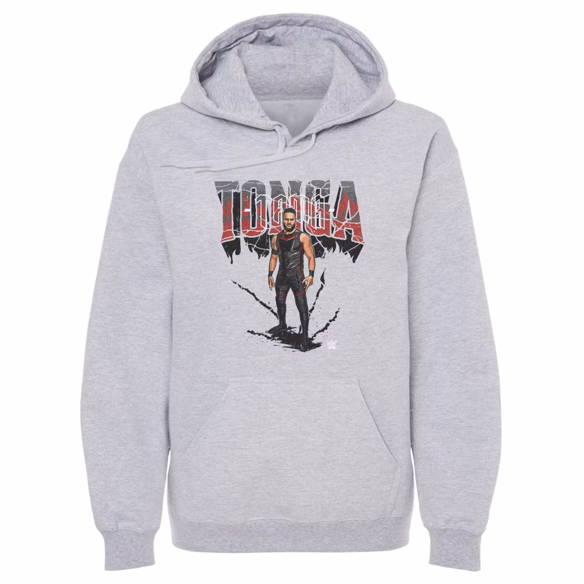 Men's 500 Level Gray Tama Tonga Grunge Pullover Hoodie