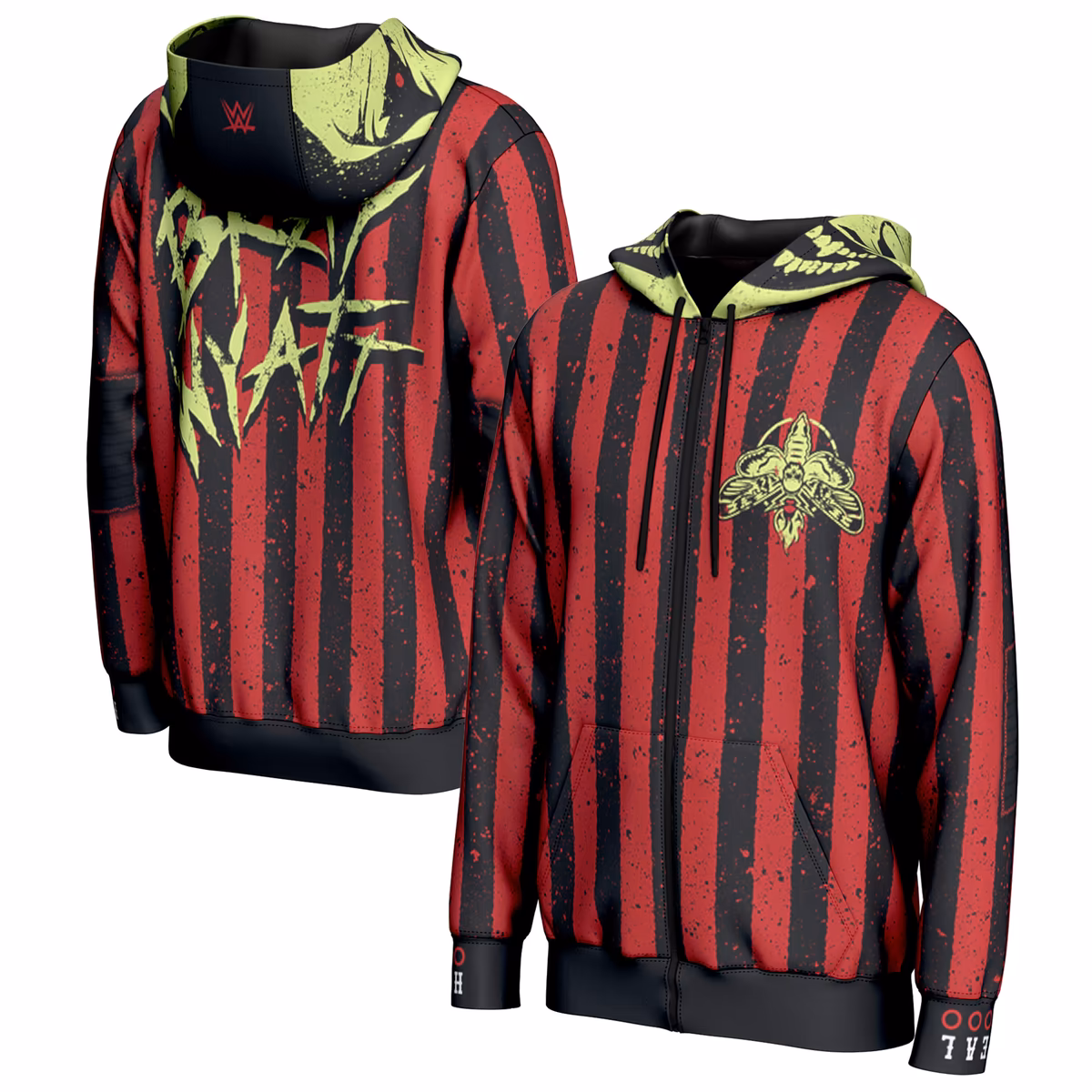 Men's ProSphere Red/Black Bray Wyatt The Fiend Full-Zip Hoodie 3 Men's ProSphere Red/Black Bray Wyatt The Fiend Full-Zip Hoodie