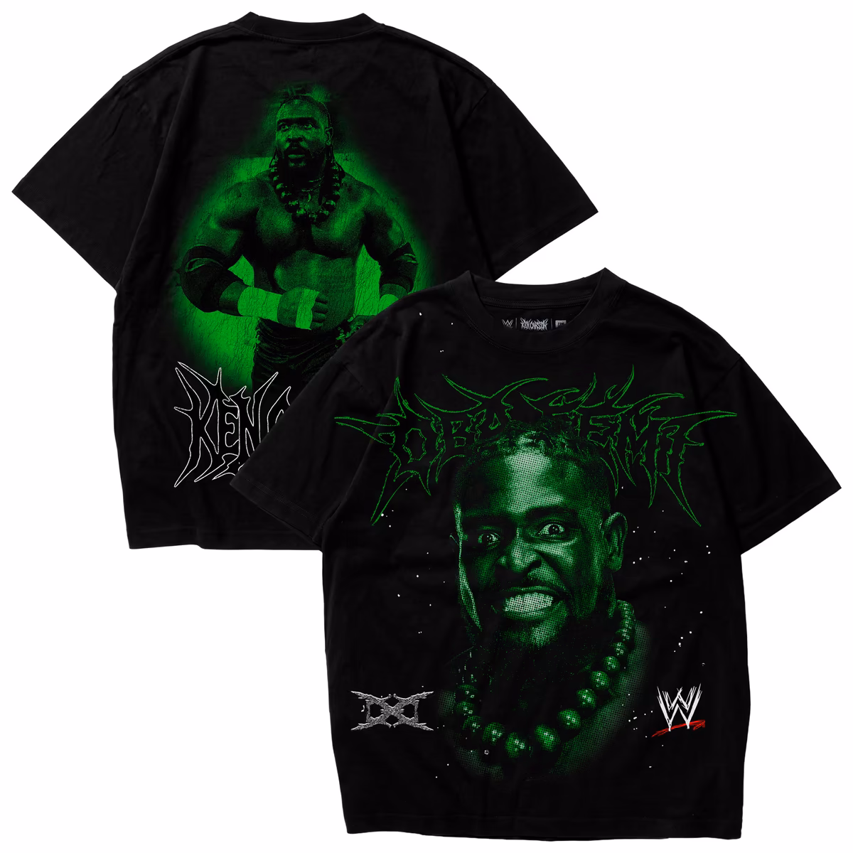 Unisex Complex x WWE x Ken Carson Black Oba Femi T-Shirt 2 Unisex Complex x WWE x Ken Carson Black Oba Femi T-Shirt