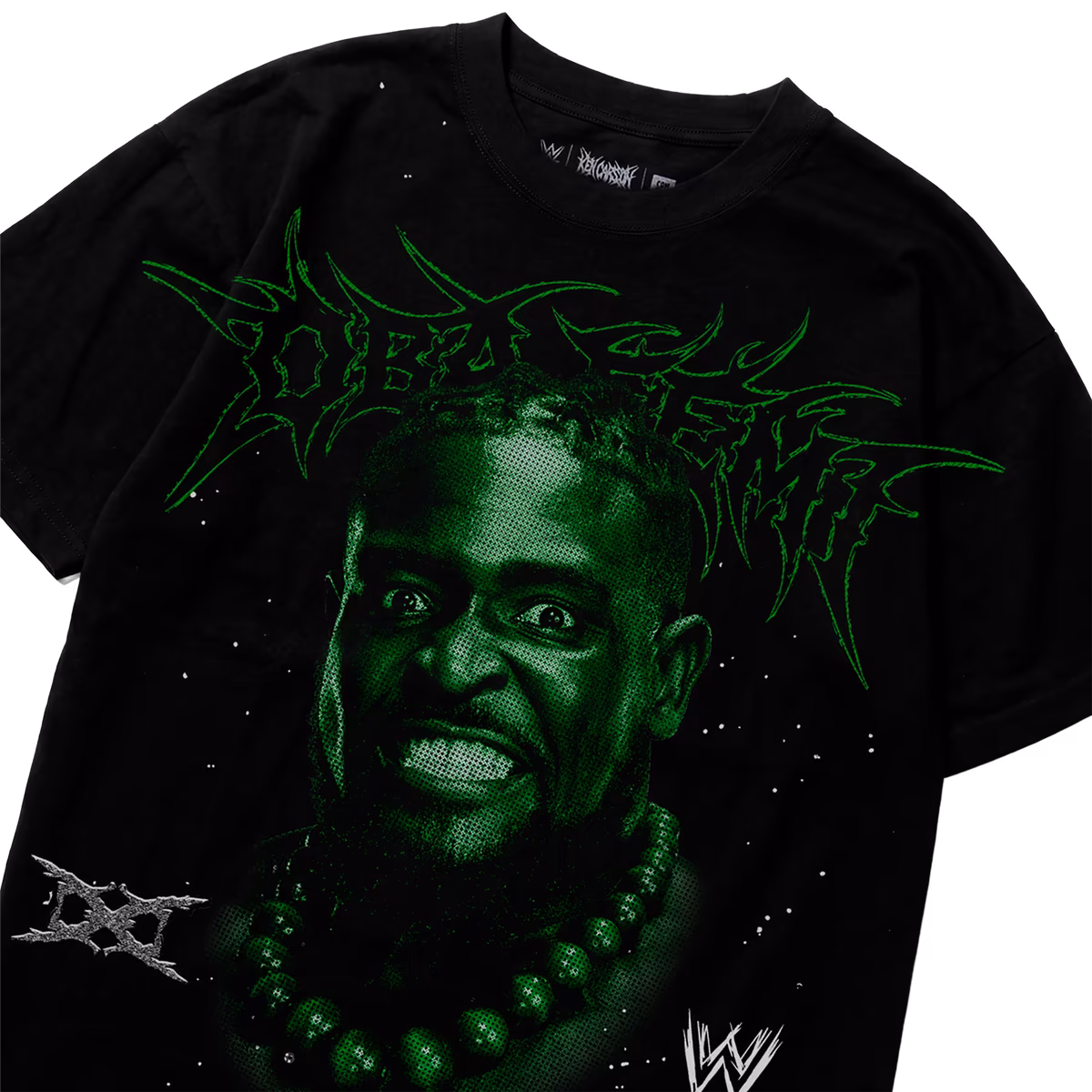 Unisex Complex x WWE x Ken Carson Black Oba Femi T-Shirt 5 Unisex Complex x WWE x Ken Carson Black Oba Femi T-Shirt