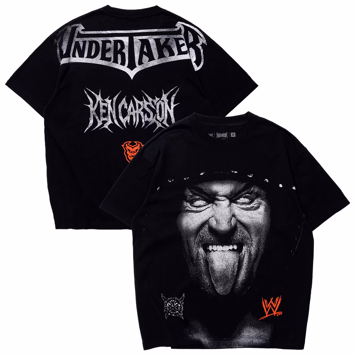 Unisex Complex x WWE x Ken Carson Black The Undertaker T-Shirt 1 Unisex Complex x WWE x Ken Carson Black The Undertaker T-Shirt