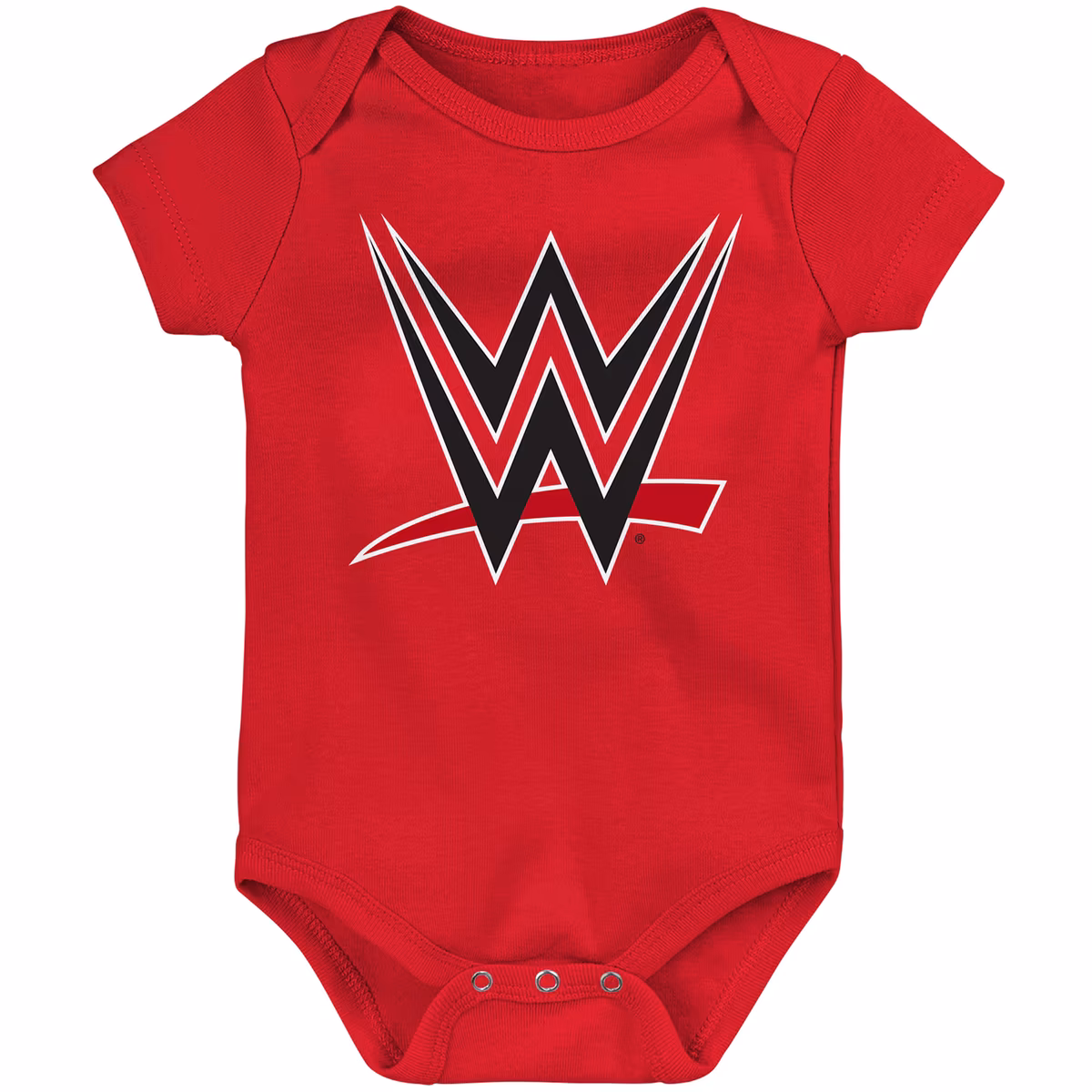 Infant Red/Black/Gray WWE Logo Three-Piece Bodysuit Set 5 Infant Red/Black/Gray WWE Logo Three-Piece Bodysuit Set