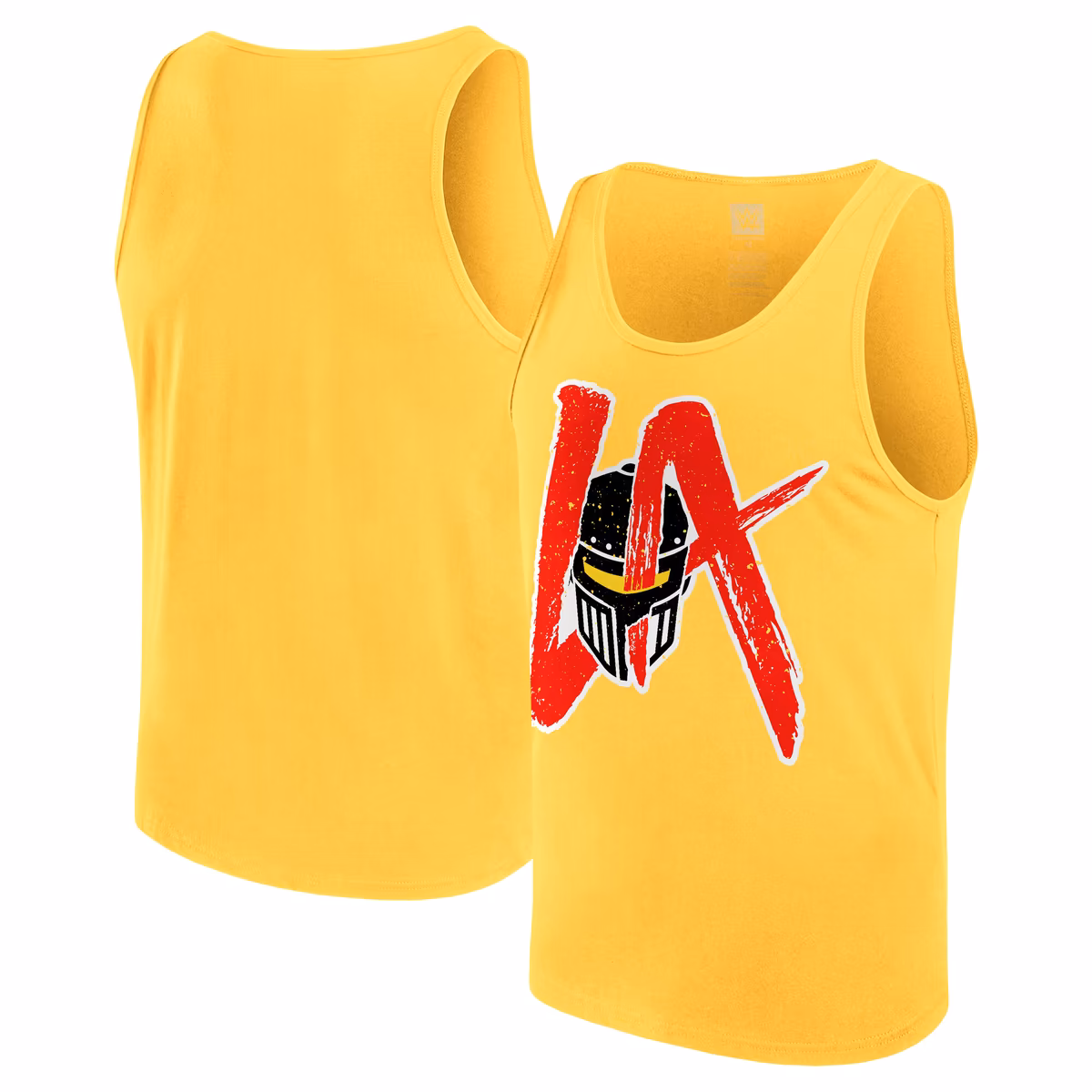 Men's Yellow LA Knight Big Logo Tank Top