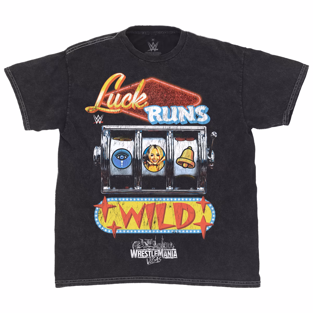 Men's Ripple Junction Black Liv Morgan WrestleMania 42 Luck Runs Wild T-Shirt 2 Men's Ripple Junction Black Liv Morgan WrestleMania 42 Luck Runs Wild T-Shirt