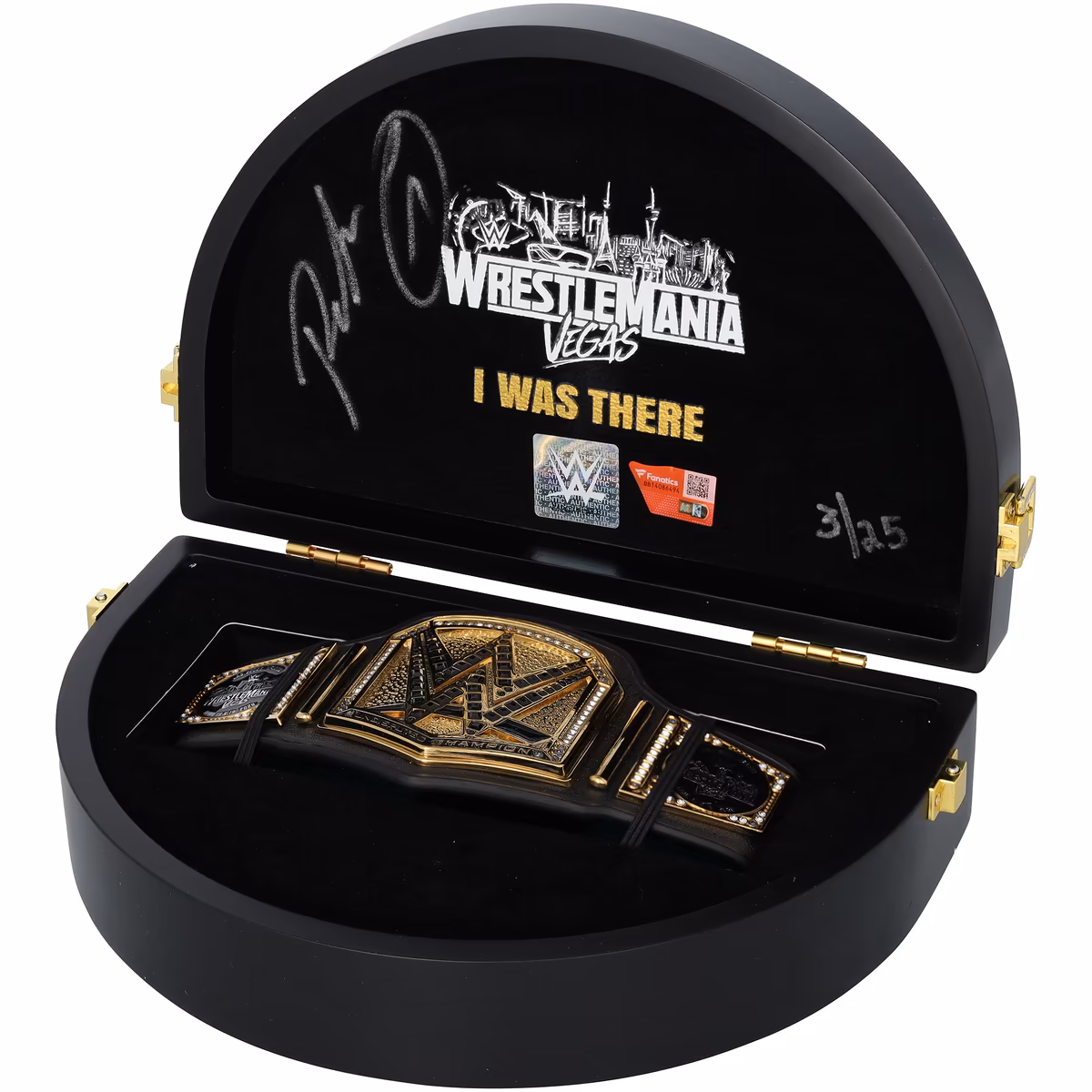 Penta WWE Autographed WrestleMania 42 Poker Table Mini Title - Limited Edition of 25 1 Penta WWE Autographed WrestleMania 42 Poker Table Mini Title - Limited Edition of 25