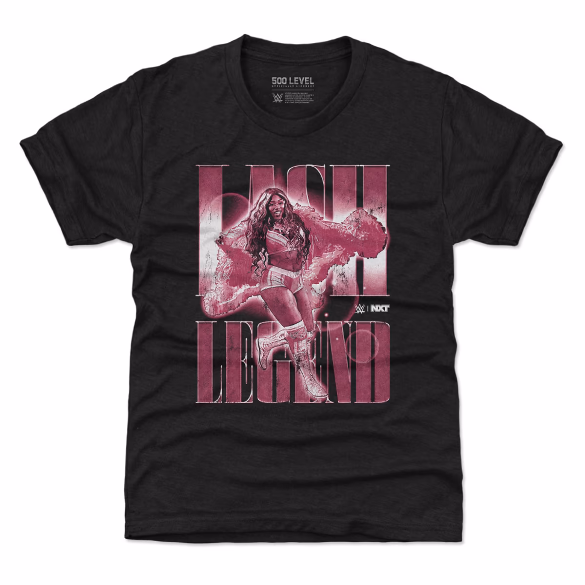 Youth 500 Level Heather Black Lash Legend Vintage T-Shirt