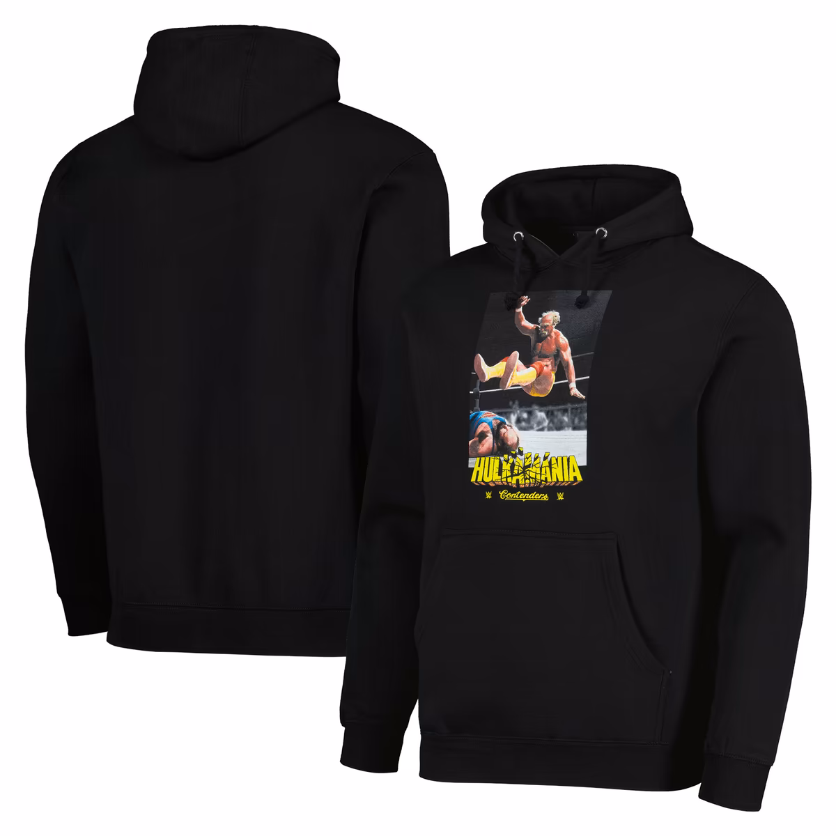 Men's Contenders Clothing Black Hulk Hogan Slam Pullover Hoodie