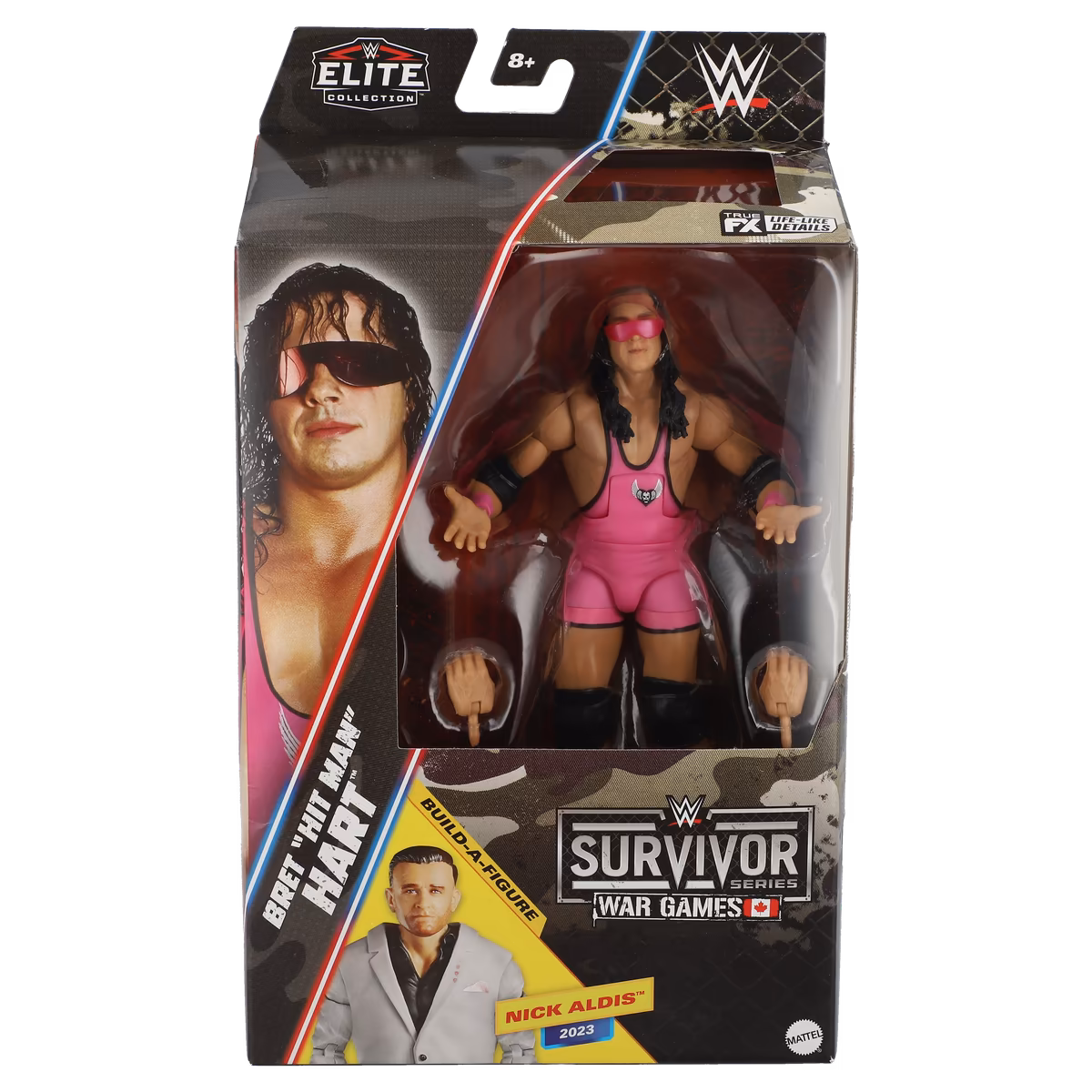 Mattel Bret Hart 2025 Survivor Series Elite Collection Action Figure