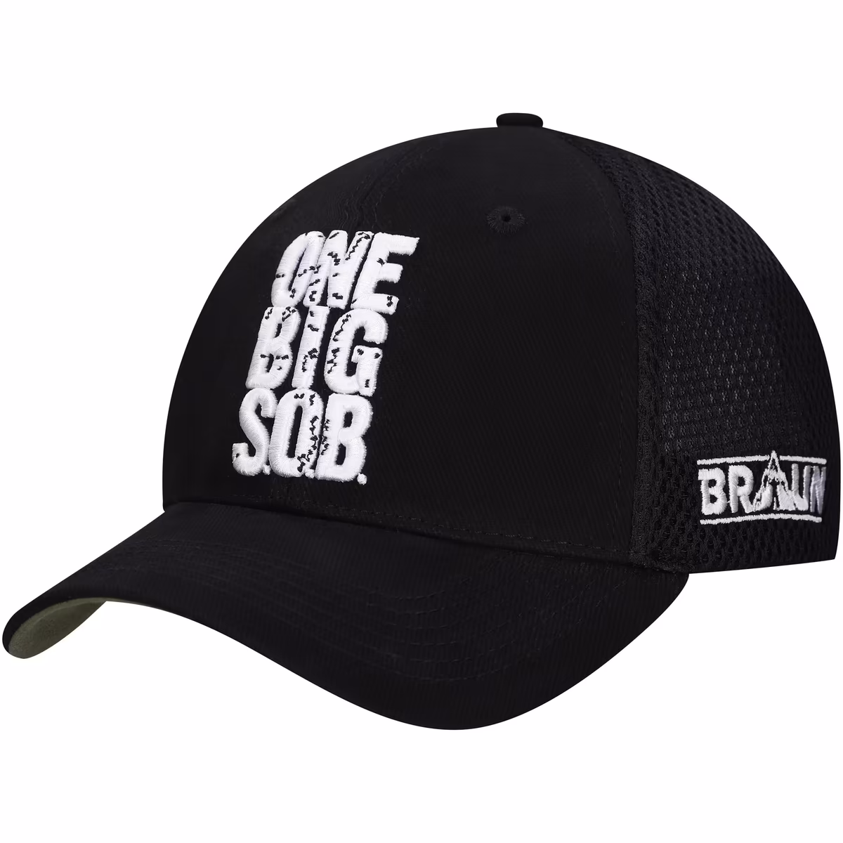Men's Black Braun Strowman One Big S.O.B. Trucker Adjustable Hat 8 Men's Black Braun Strowman One Big S.O.B. Trucker Adjustable Hat
