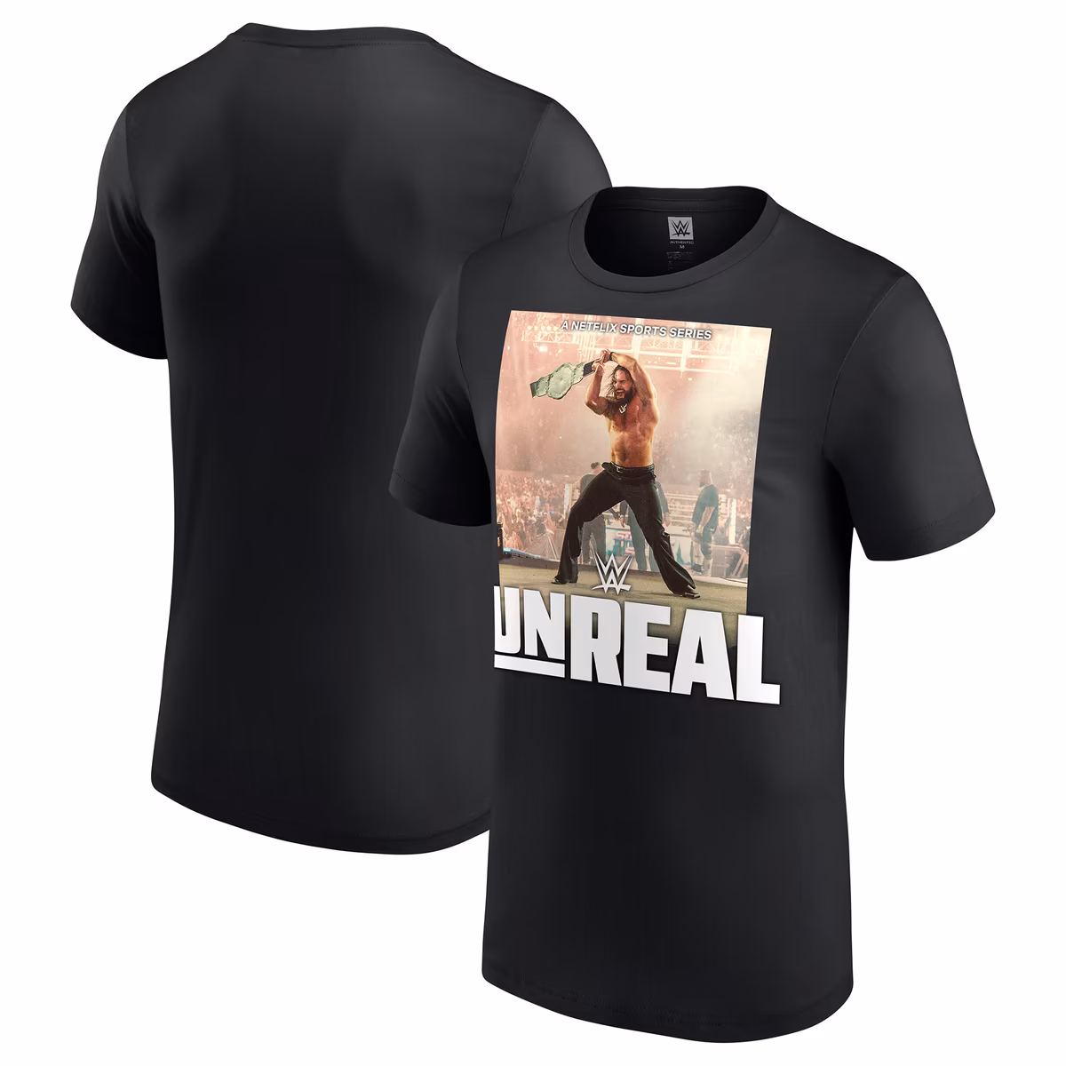 Men's Black Seth Rollins Unreal T-Shirt 14 Men's Black Seth Rollins Unreal T-Shirt