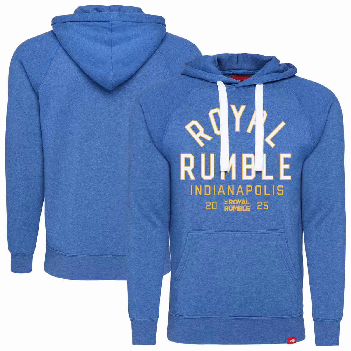 Men's Sportiqe Heather Royal 2025 Royal Rumble Raglan Tri-Blend Pullover Hoodie 3 Men's Sportiqe Heather Royal 2025 Royal Rumble Raglan Tri-Blend Pullover Hoodie