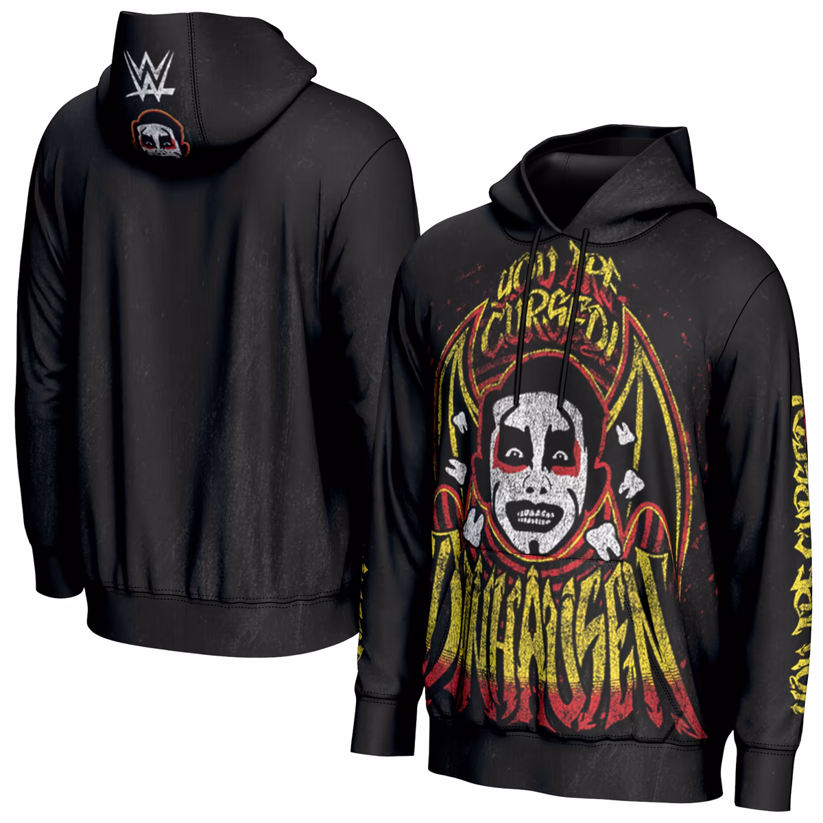 Men's ProSphere Black Danhausen You Are Cursed Hoodie 2 Men's ProSphere Black Danhausen You Are Cursed Hoodie