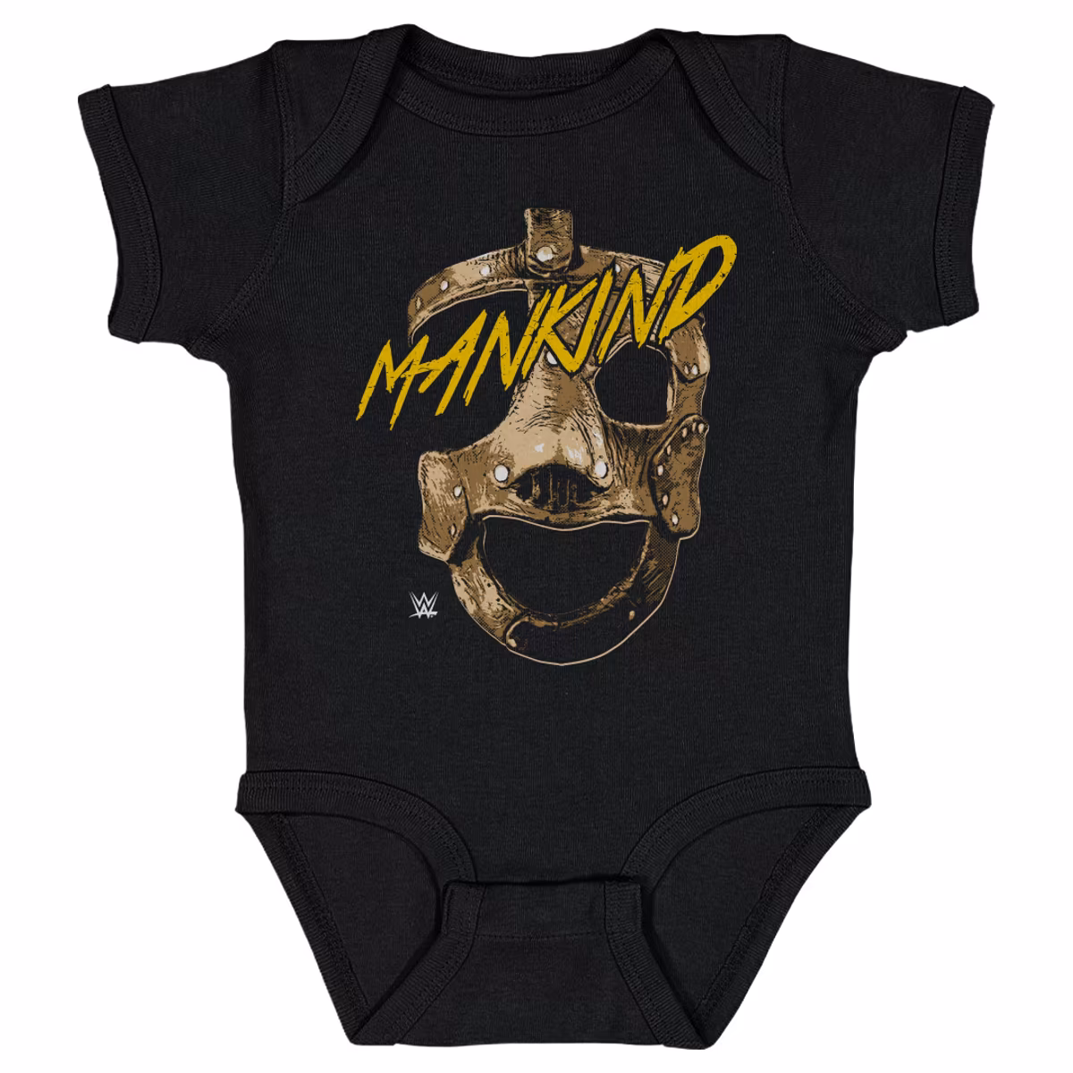 Infant 500 Level Black Mick Foley Mankind Mask Bodysuit 7 Infant 500 Level Black Mick Foley Mankind Mask Bodysuit