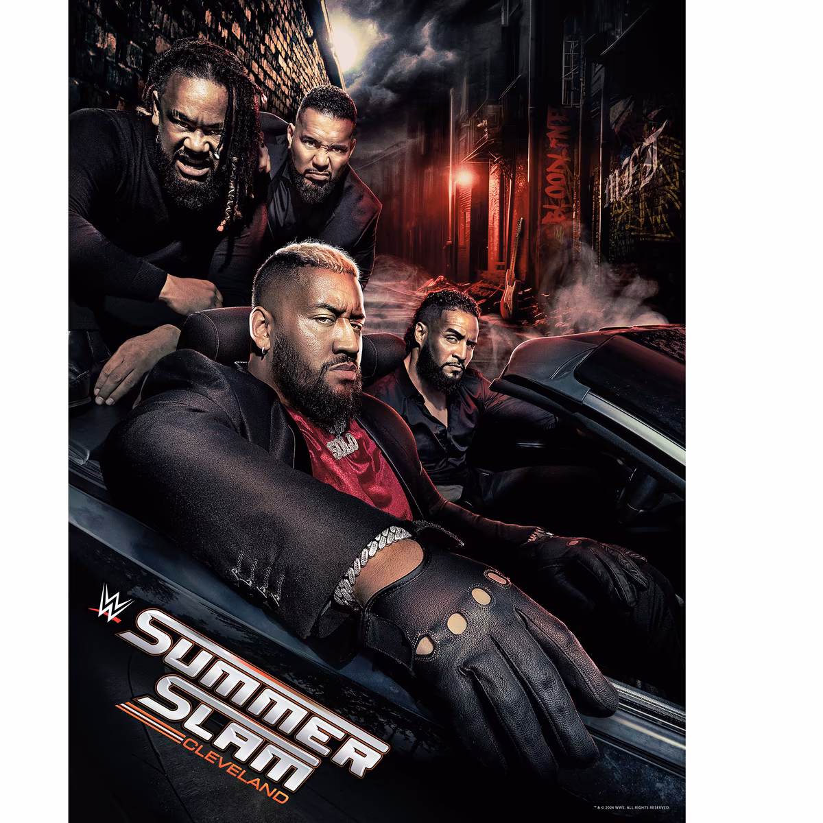 WWE 2024 SummerSlam 18" x 24" Event Poster Art Photograph