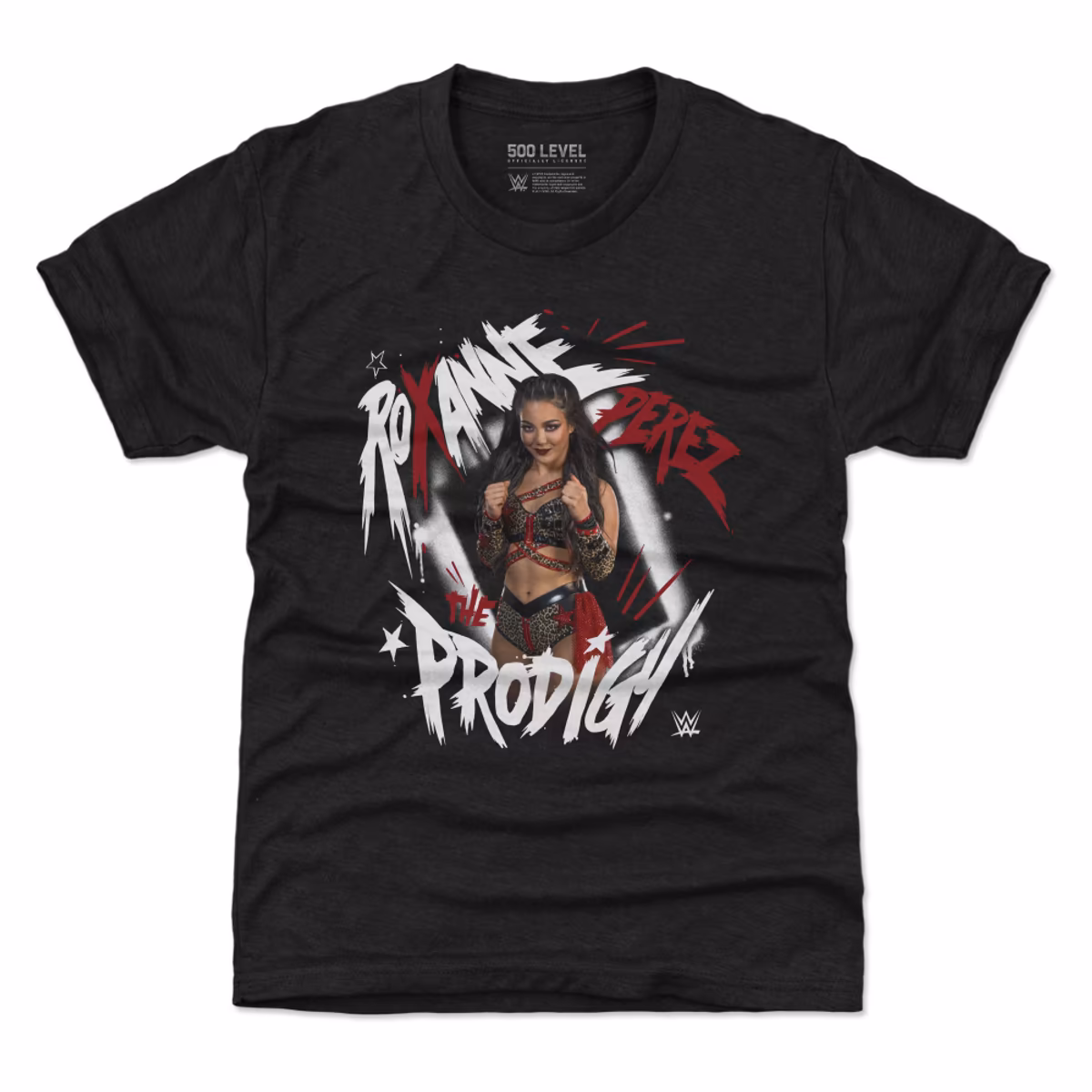 Youth 500 Level Heather Black Roxanne Perez The Prodigy T-Shirt 3 Youth 500 Level Heather Black Roxanne Perez The Prodigy T-Shirt