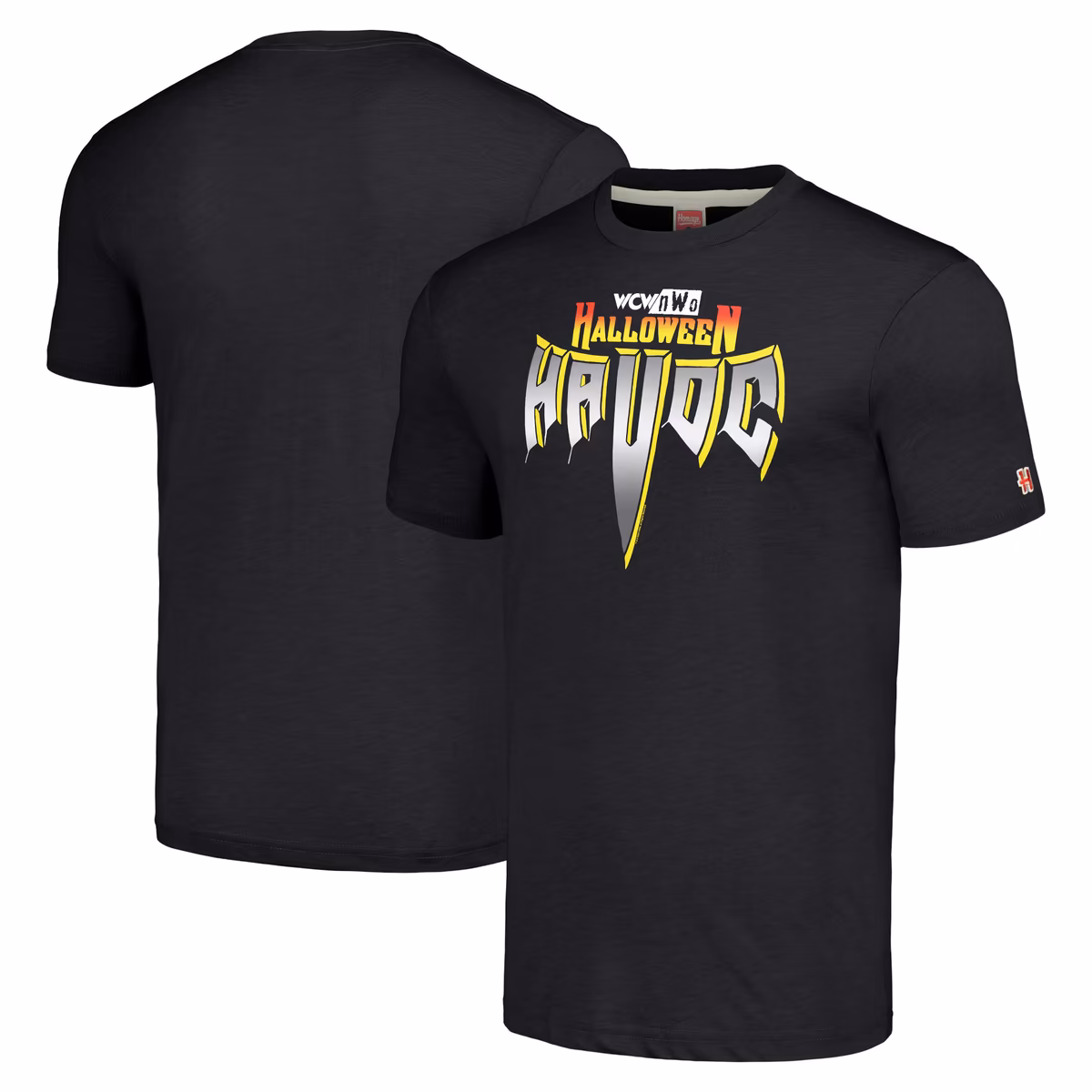 Men's Homage Black WCW/nWo Halloween Havoc Tri-Blend T-Shirt