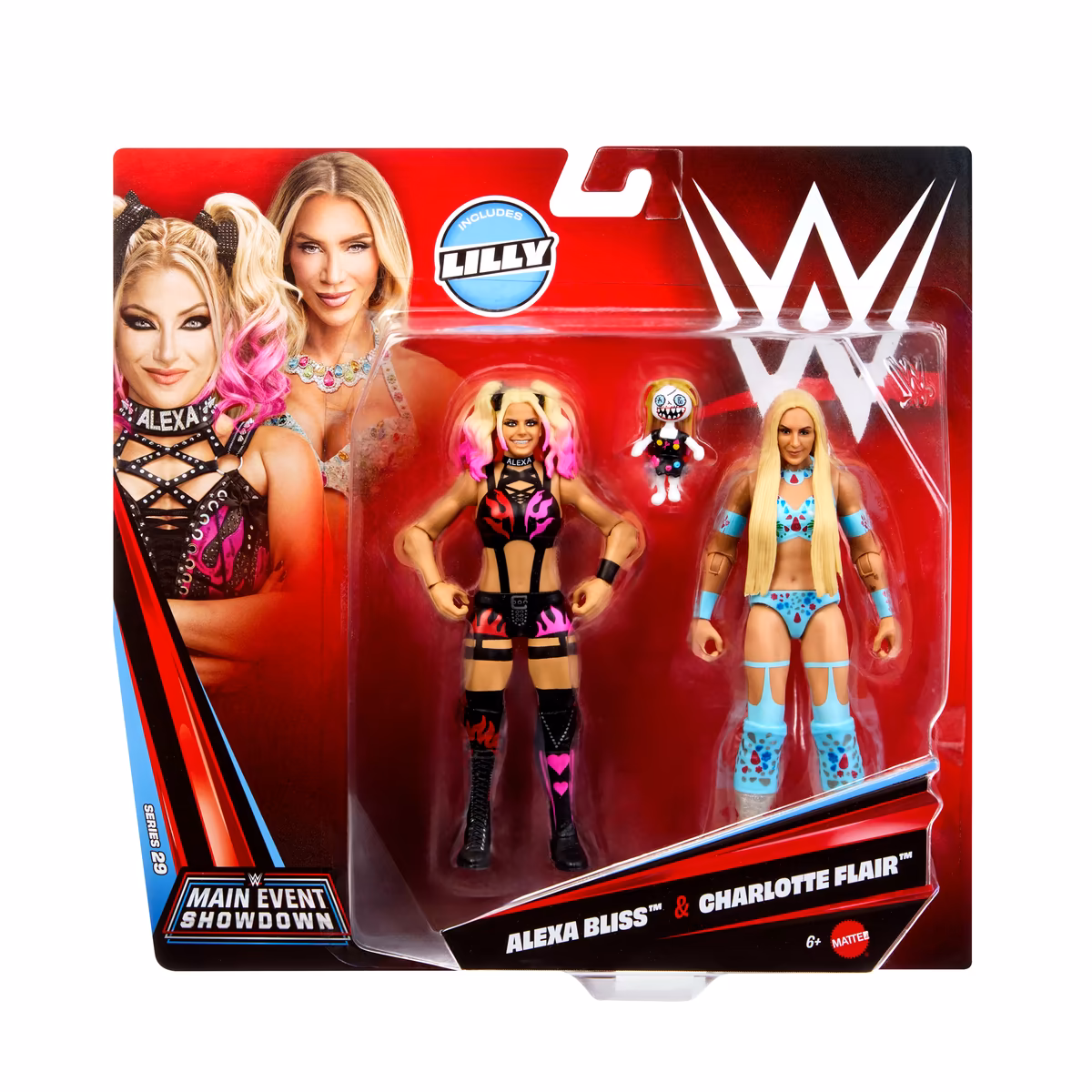 Alexa Bliss & Charlotte Flair WWE Mattel Championship Showdown Series 29 Two-Pack Action Figure
