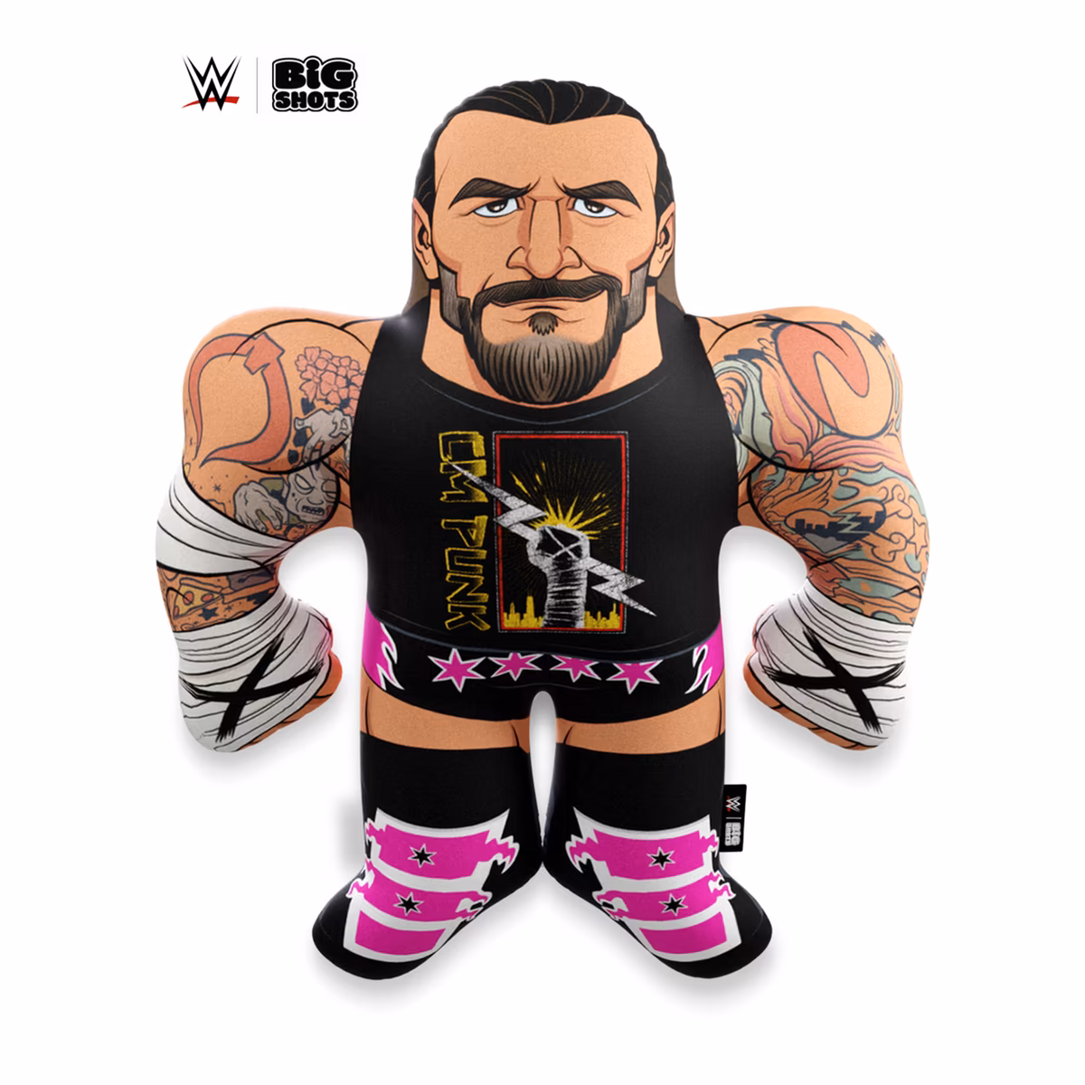 Big League Pillows CM Punk WWE 16" Big Shots Pillow