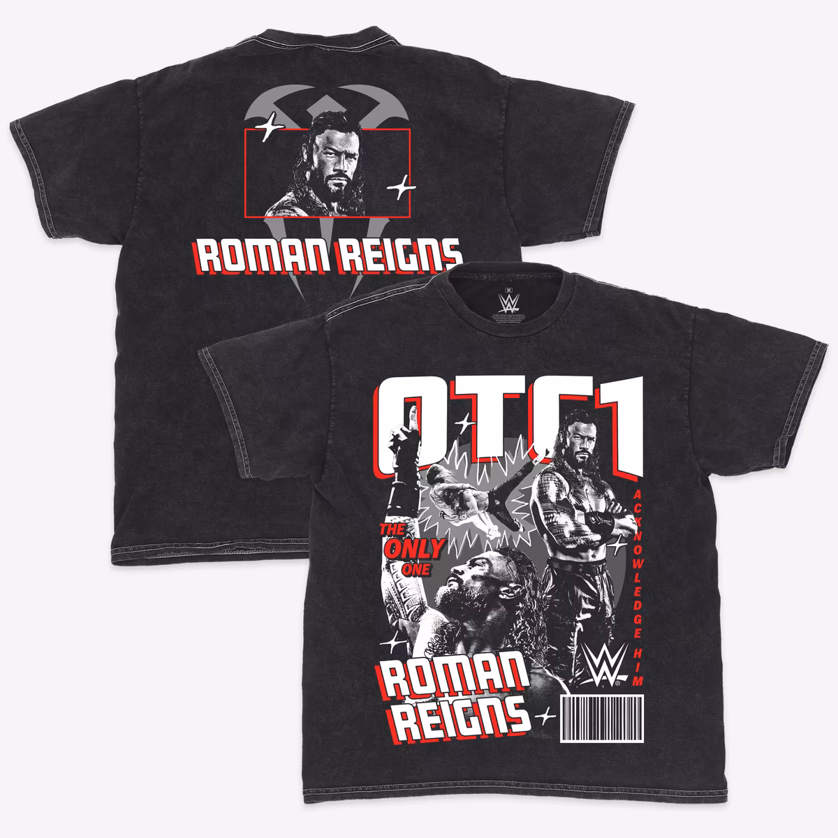 Men's Ripple Junction Black Roman Reigns Magazine Trend Graphic T-Shirt 7 Men's Ripple Junction Black Roman Reigns Magazine Trend Graphic T-Shirt