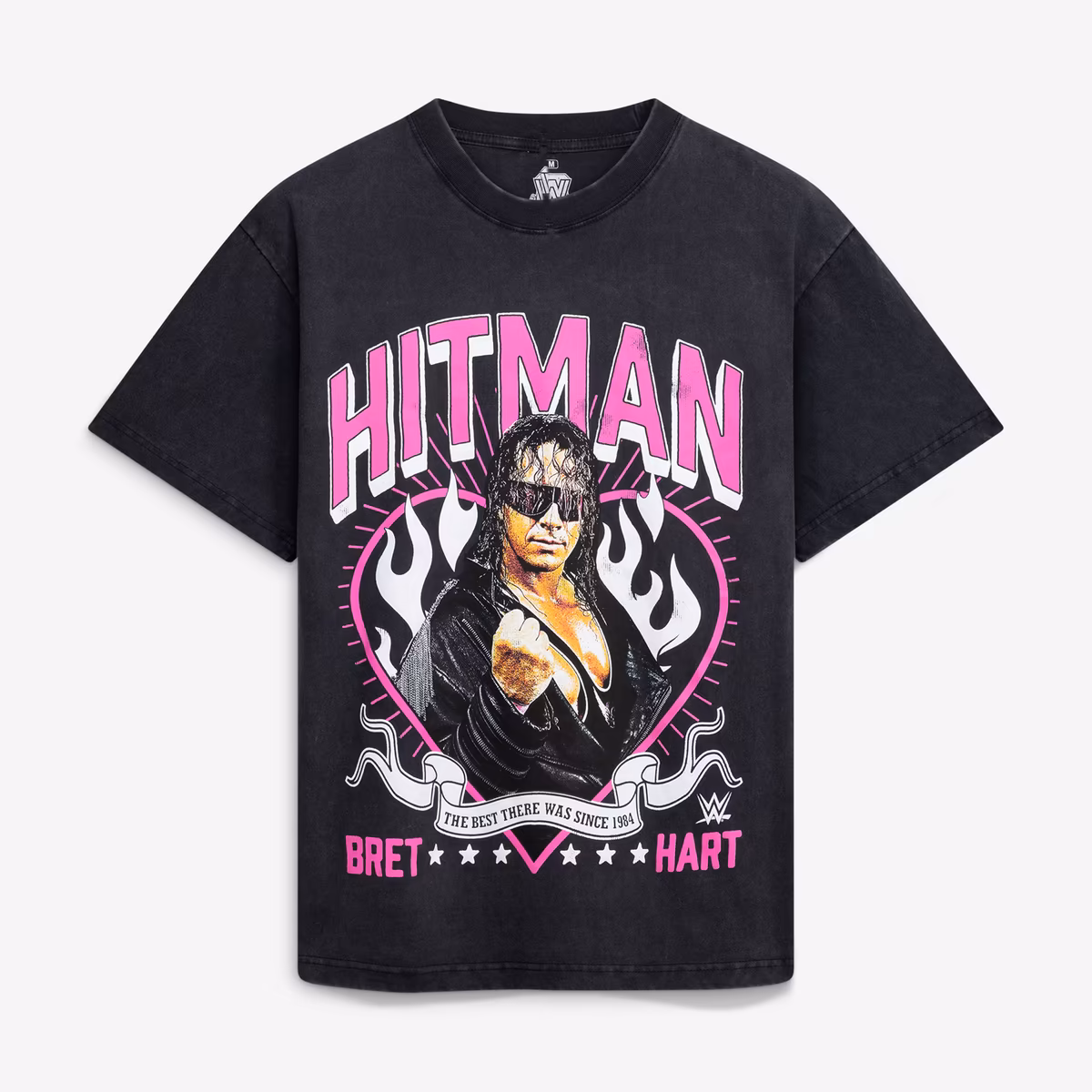 Men's Ripple Junction Black Bret Hart Vintage "Hit Man" Graphic T-Shirt 9 Men's Ripple Junction Black Bret Hart Vintage "Hit Man" Graphic T-Shirt