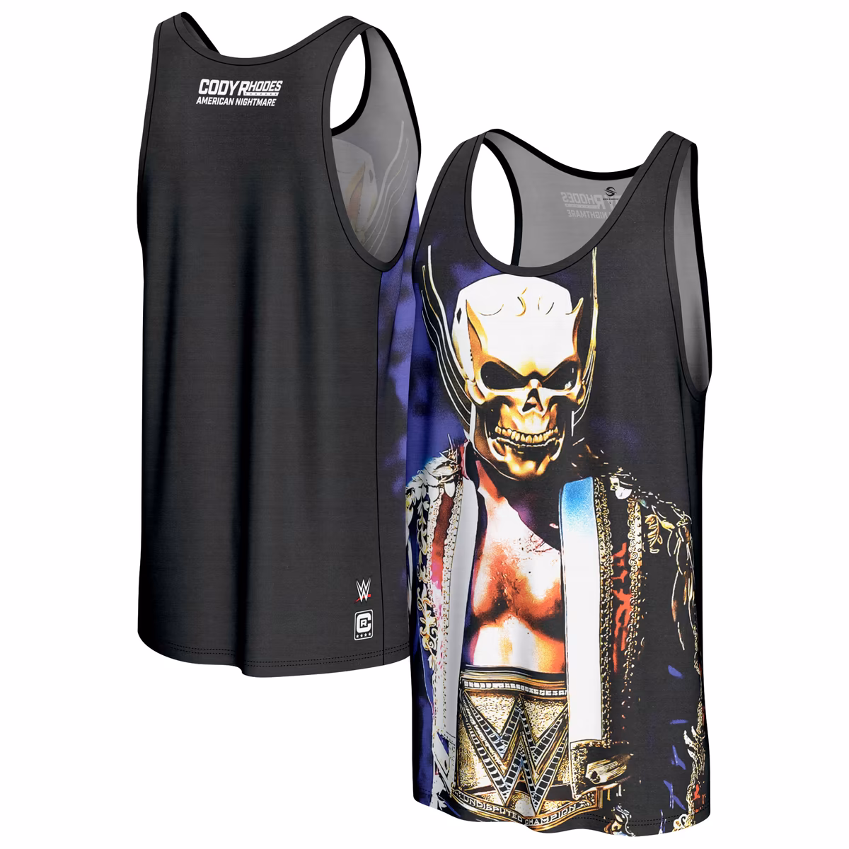 Men's ProSphere Black Cody Rhodes American Nightmare Tank Top 2 Men's ProSphere Black Cody Rhodes American Nightmare Tank Top