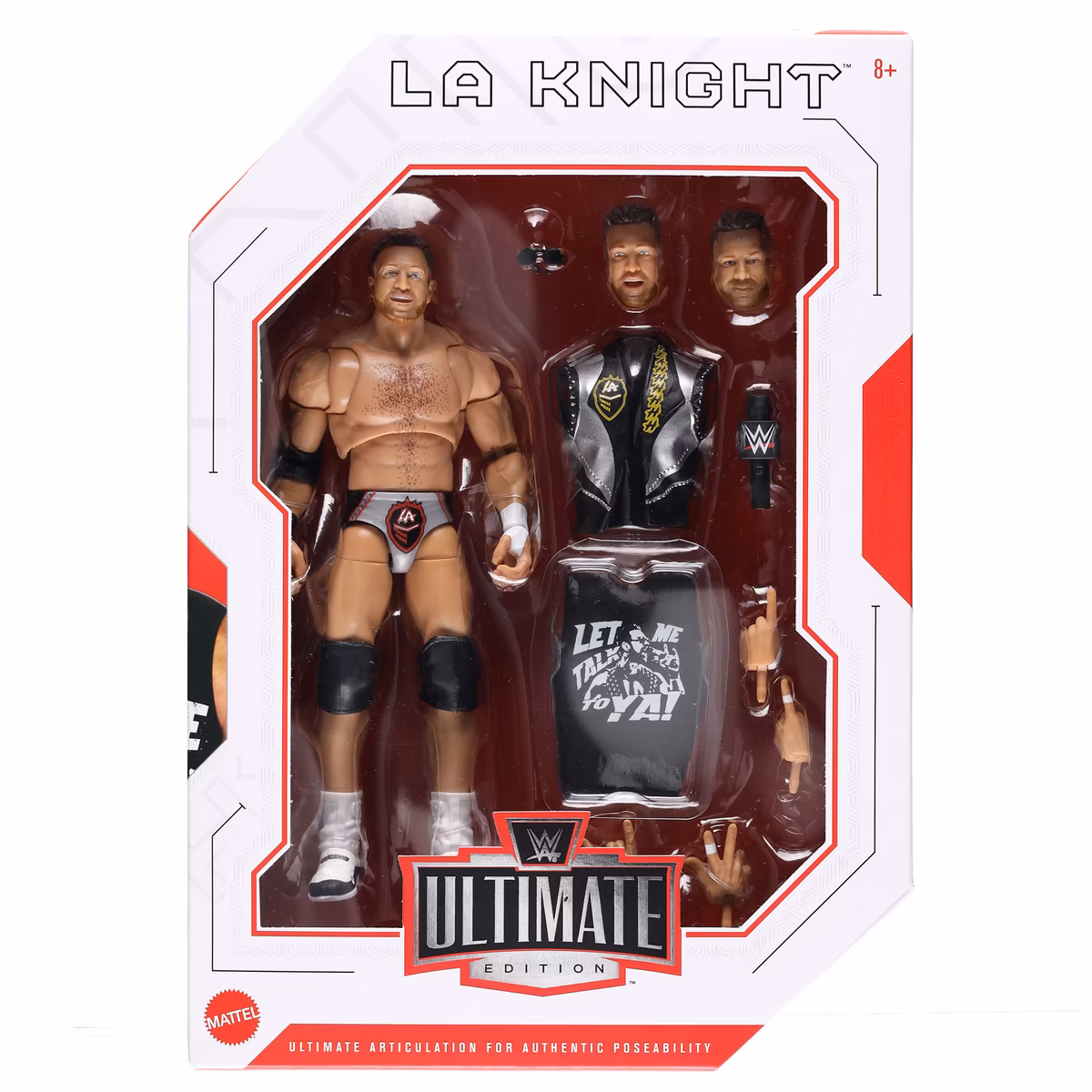 LA Knight WWE Mattel Ultimate Edition Wave 23 Action Figure 8 LA Knight WWE Mattel Ultimate Edition Wave 23 Action Figure
