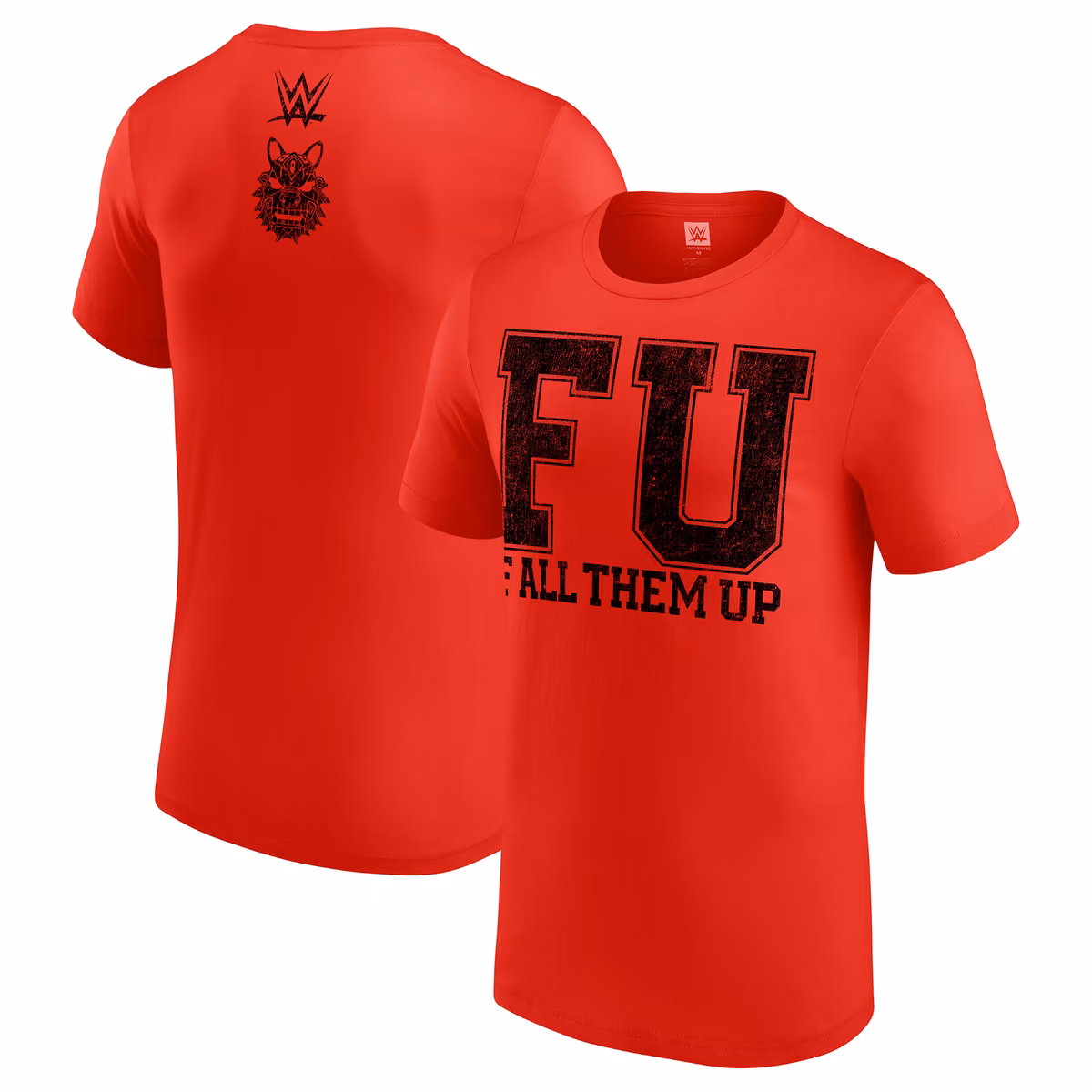 Men's Red Jacob Fatu FU T-Shirt 2 Men's Red Jacob Fatu FU T-Shirt
