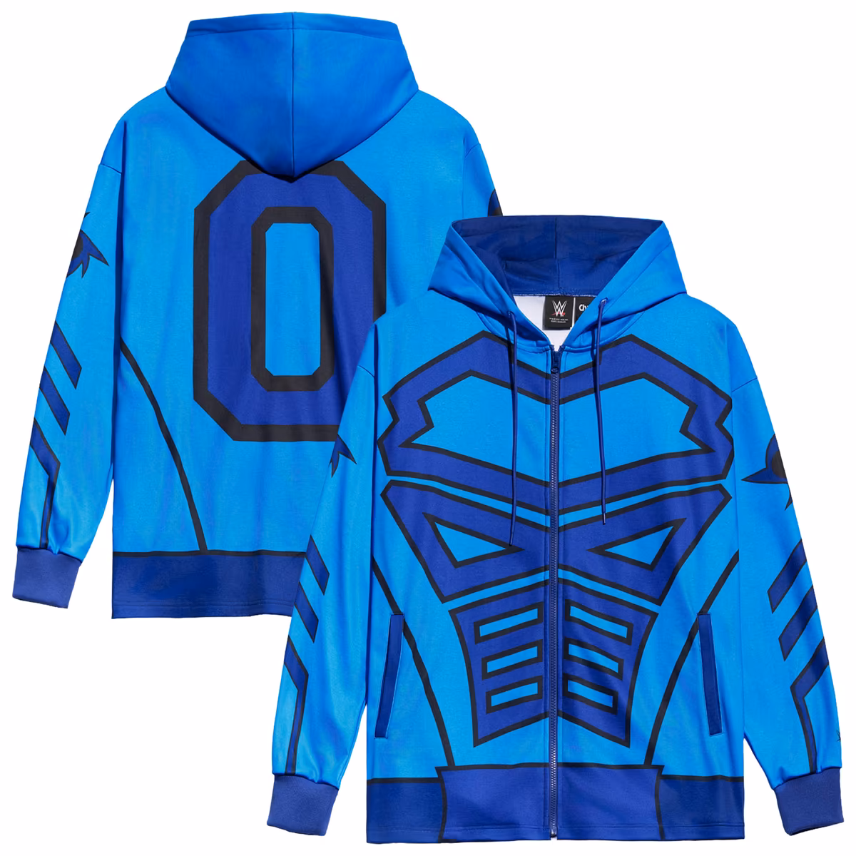 Men's Chalk Line Blue Penta Backlash 2025 Entrance Full-Zip Hoodie