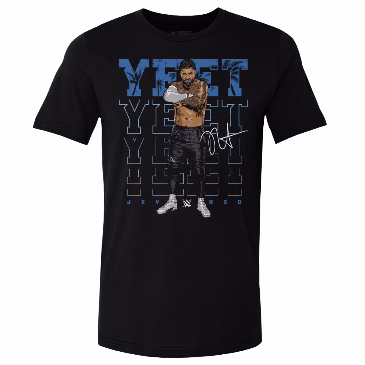 Men's 500 Level Black Jey Uso YEET T-Shirt