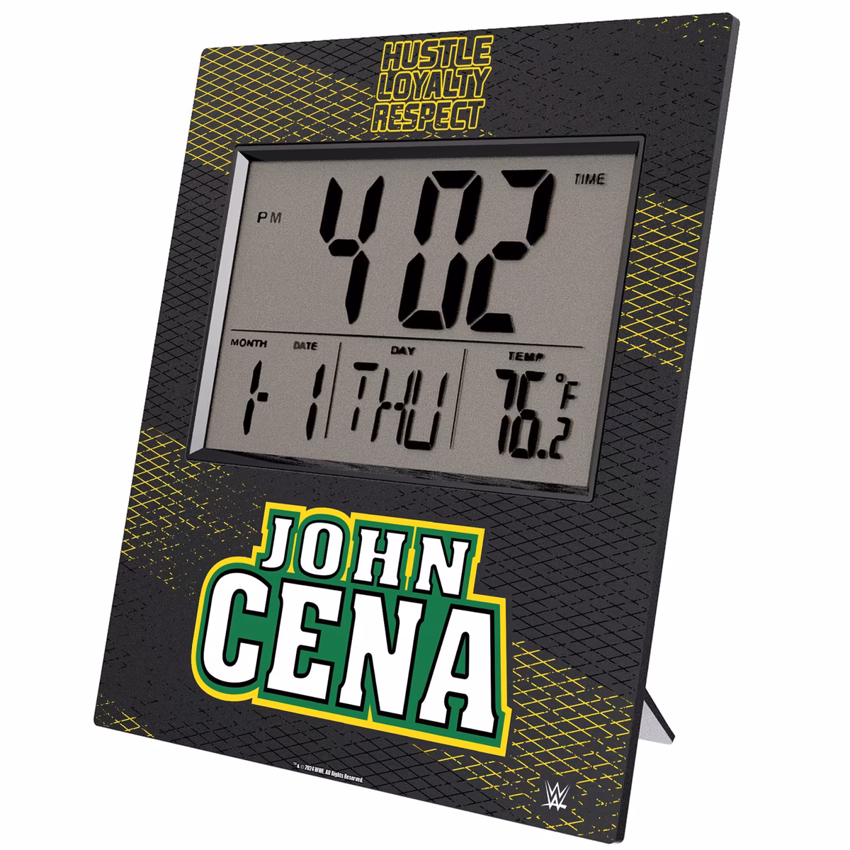 Keyscaper Gray John Cena Digital Desk/Wall Clock 13 Keyscaper Gray John Cena Digital Desk/Wall Clock