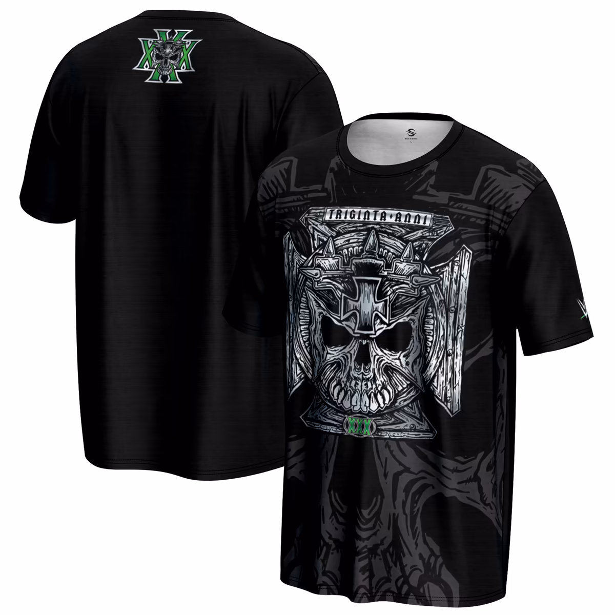 Men's ProSphere Black Triple H 30th Anniversary T-Shirt 2 Men's ProSphere Black Triple H 30th Anniversary T-Shirt