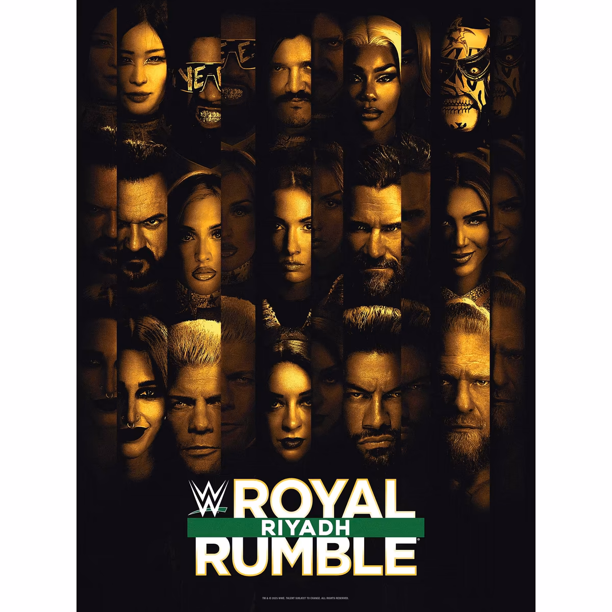 WWE Royal Rumble 2026 18" x 24" Event Poster Art Photograph 1 WWE Royal Rumble 2026 18" x 24" Event Poster Art Photograph
