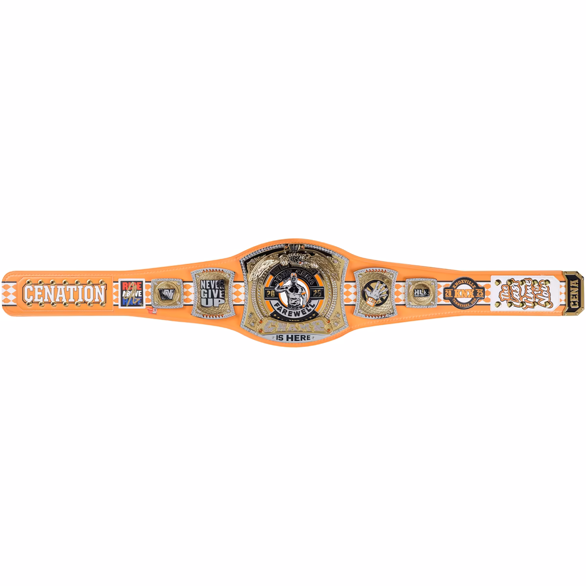 John Cena WWE Autographed Farewell Tour 2025 Knoxville Replica Title Belt - Limited Edition of 25 5 John Cena WWE Autographed Farewell Tour 2025 Knoxville Replica Title Belt - Limited Edition of 25