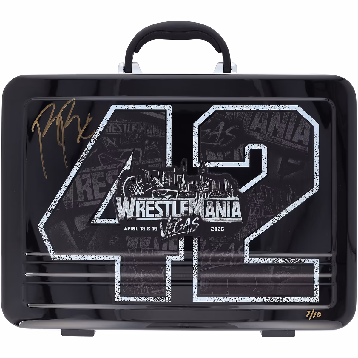 Roman Reigns WWE Autographed WrestleMania 42 Briefcase - Limited Edition of 10 1 Roman Reigns WWE Autographed WrestleMania 42 Briefcase - Limited Edition of 10