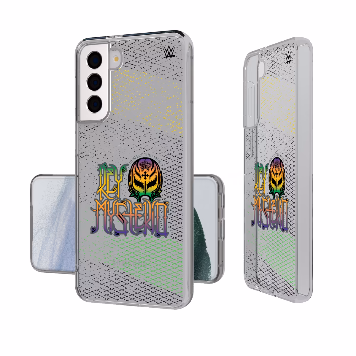 Keyscaper Rey Mysterio Steel Clear Galaxy Phone Case