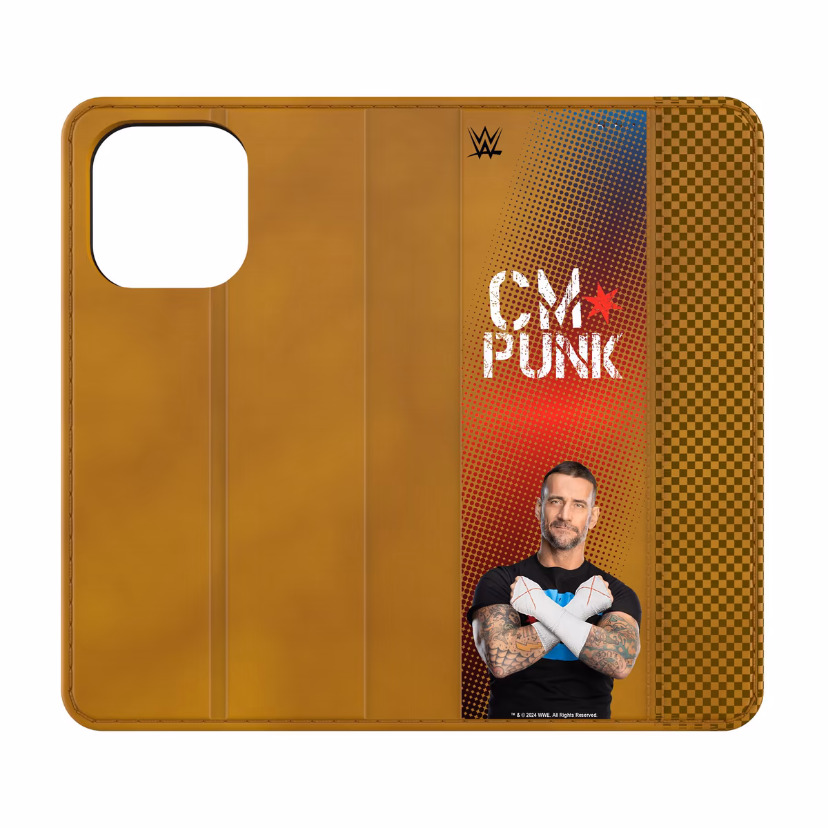 Keyscaper CM Punk WWE Flag Superstar iPhone Folio Case 12 Keyscaper CM Punk WWE Flag Superstar iPhone Folio Case