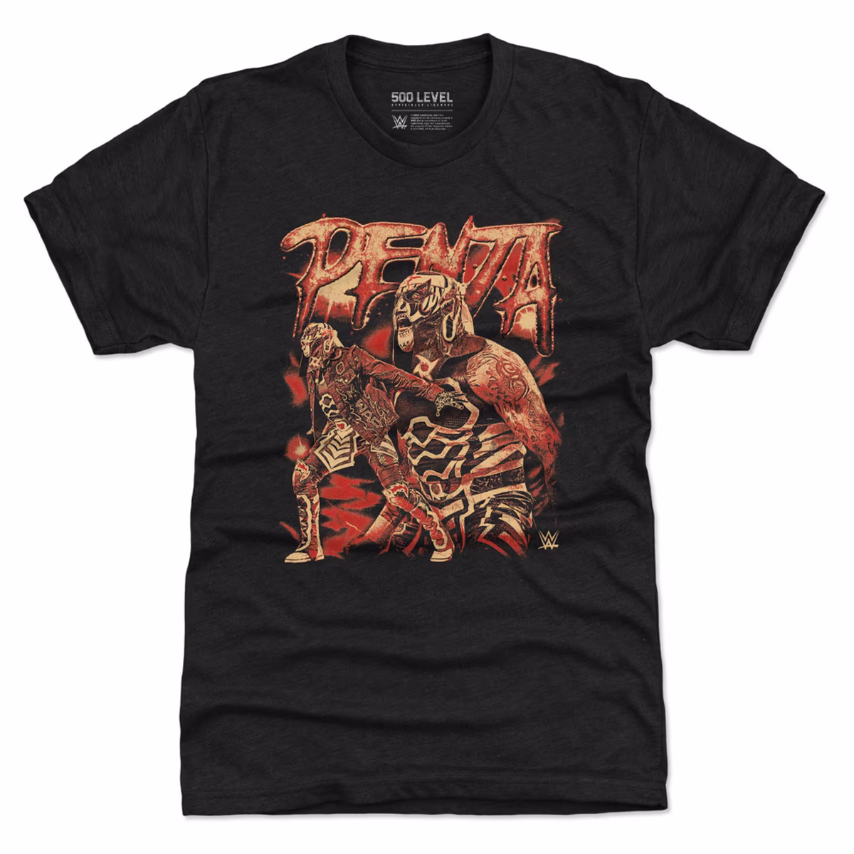 Men's 500 Level Black Penta Tri-Blend T-Shirt