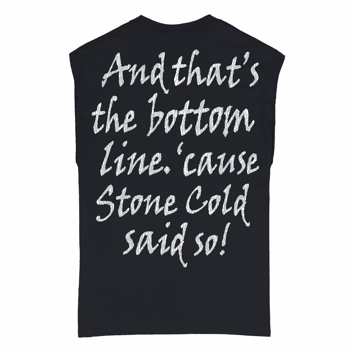 Men's Ripple Junction Black "Stone Cold" Steve Austin Quote Vintage Muscle T-Shirt 4 Men's Ripple Junction Black "Stone Cold" Steve Austin Quote Vintage Muscle T-Shirt