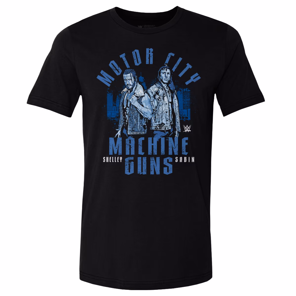 Men's 500 Level Black Motor City Machine Guns Duo T-Shirt