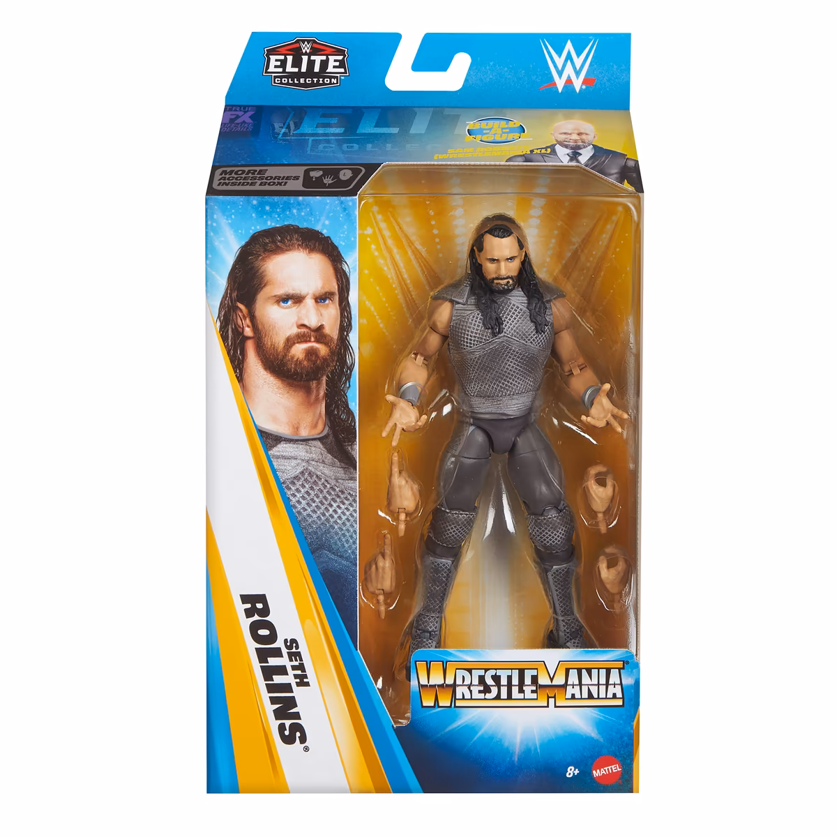 Mattel Seth Rollins WrestleMania Elite Collection Action Figure 1 Mattel Seth Rollins WrestleMania Elite Collection Action Figure